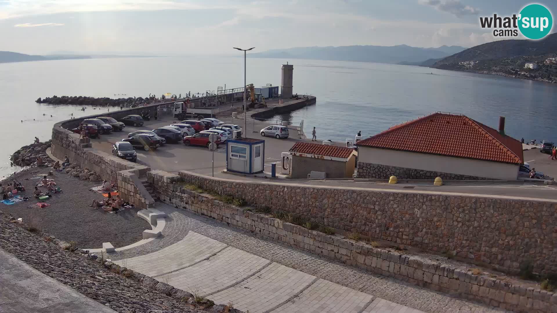 Senj Harbour Webcam – Breakwater & Lighthouse Live View