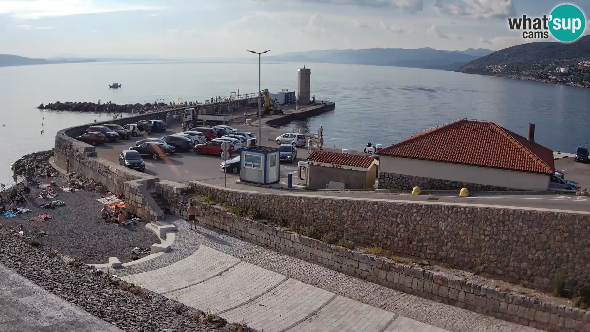 Senj Harbour Webcam – Breakwater & Lighthouse Live View