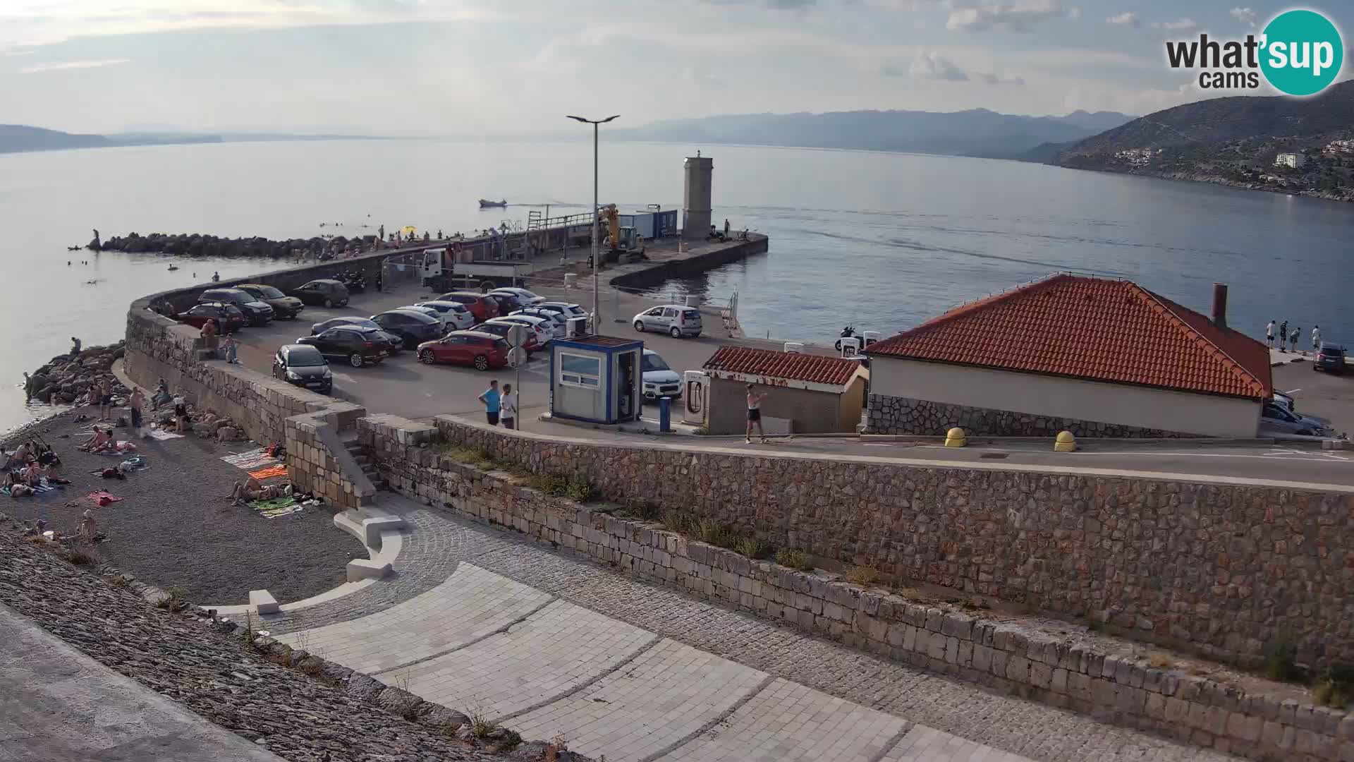 Webcam Porto di Segna – Frangiflutti e Faro in diretta