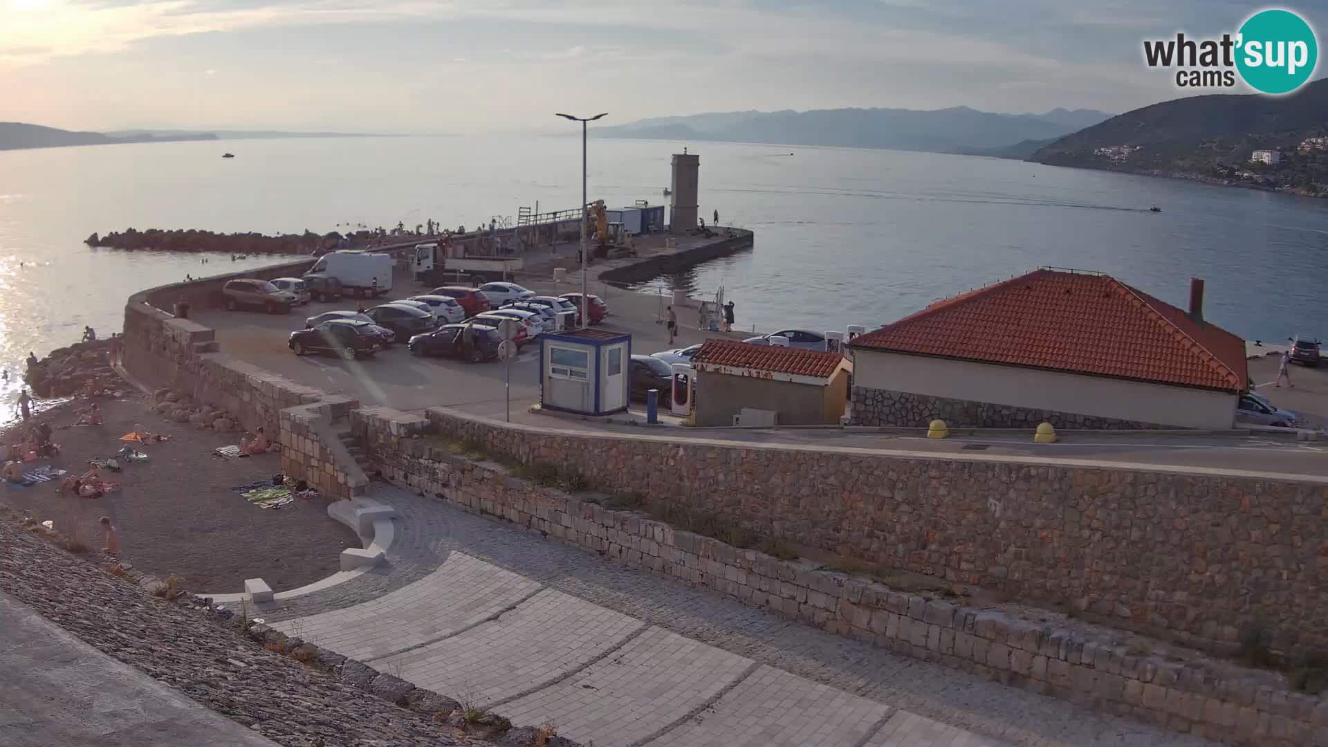 Senj Harbour Webcam – Breakwater & Lighthouse Live View