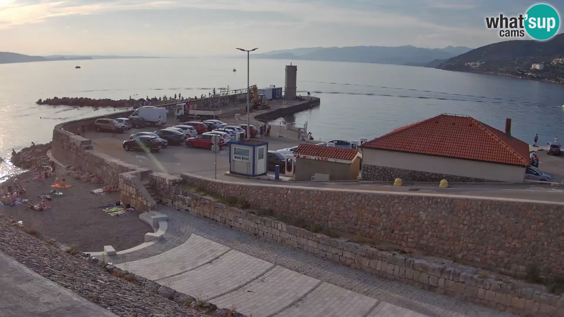 Senj Harbour Webcam – Breakwater & Lighthouse Live View