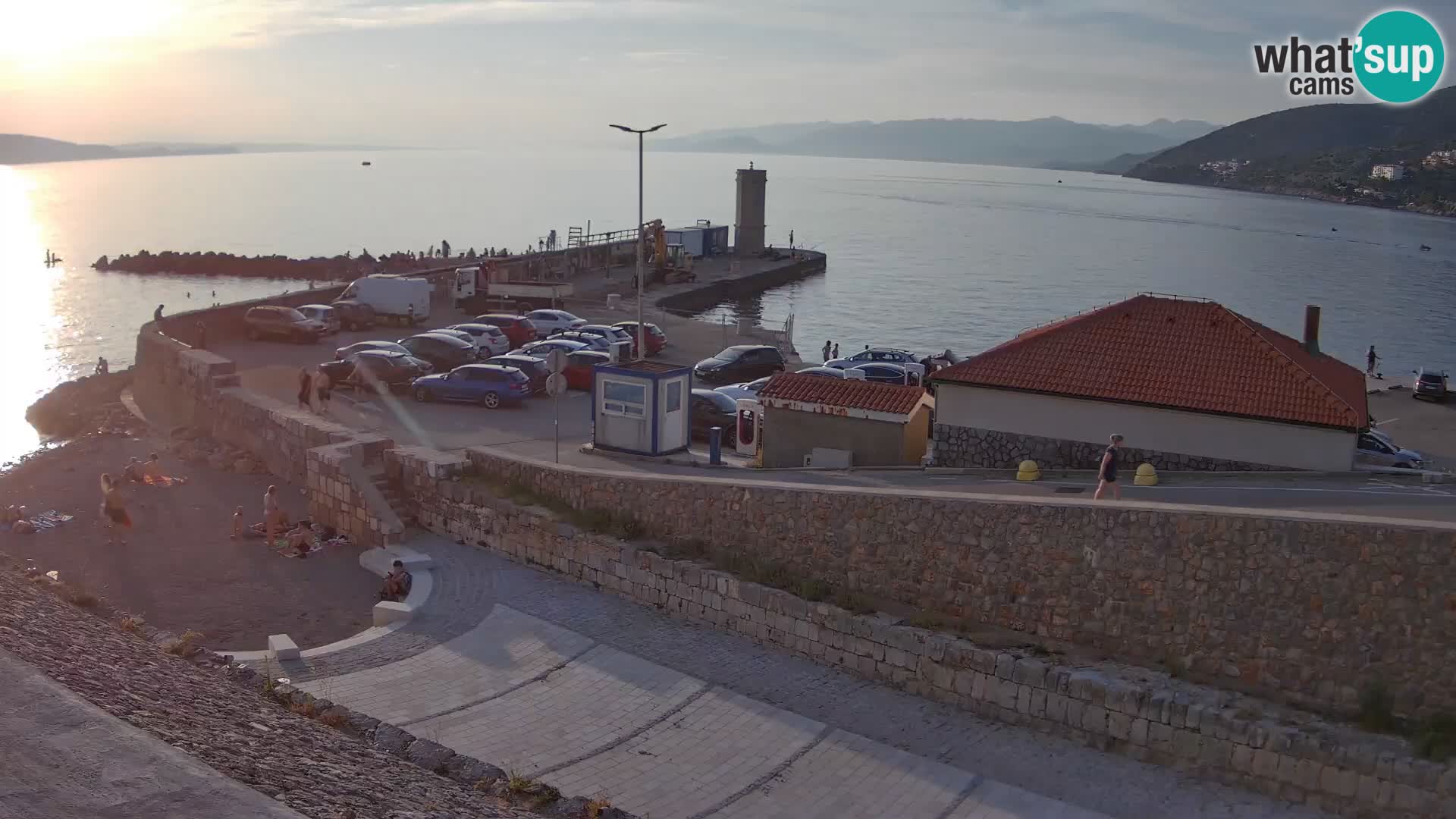 Senj Harbour Webcam – Breakwater & Lighthouse Live View