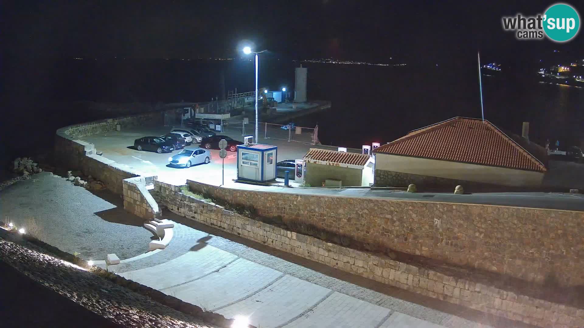 Senj Harbour Webcam – Breakwater & Lighthouse Live View