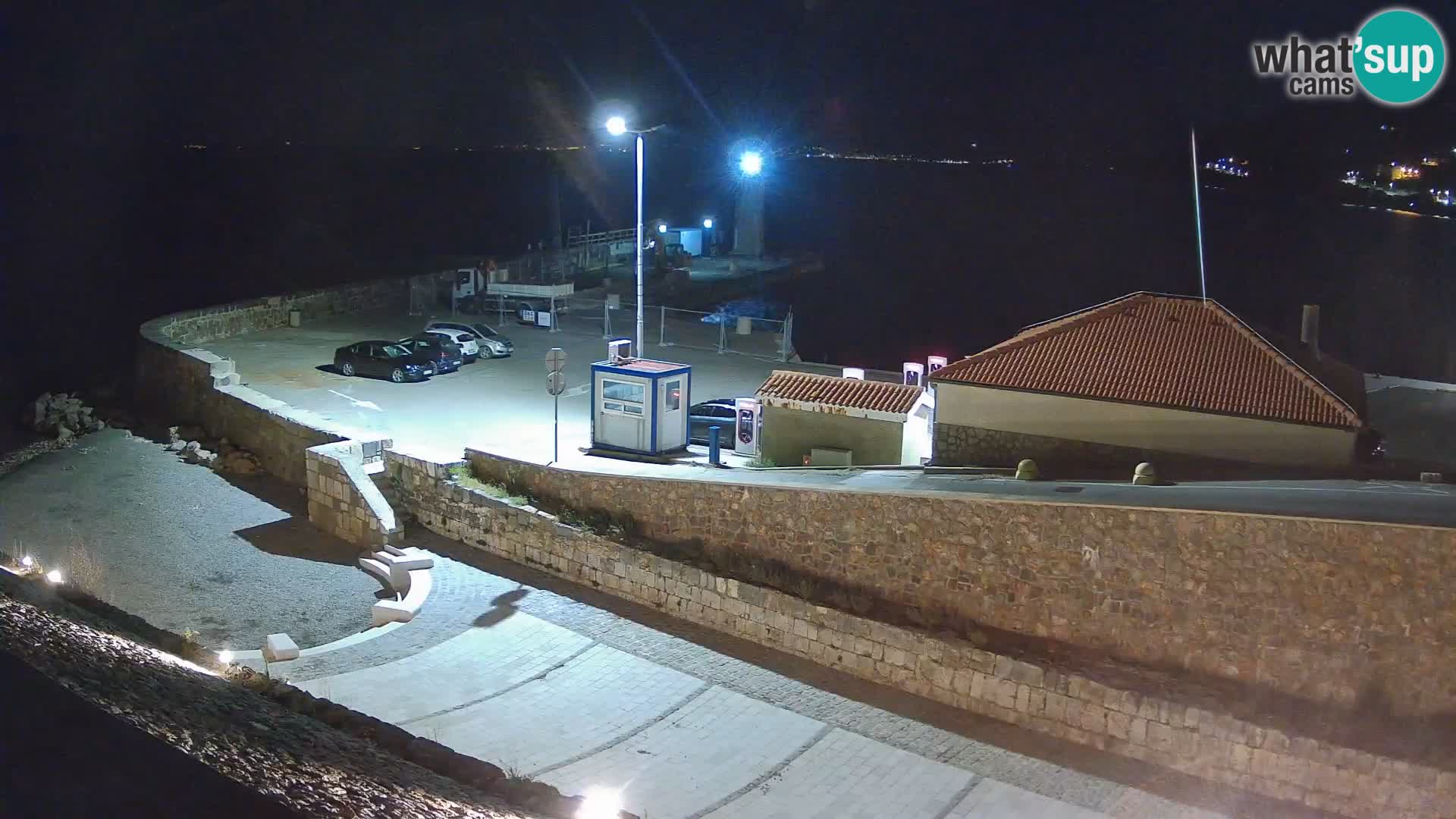 Webcam puerto de Senj – Rompeolas y faro en directo