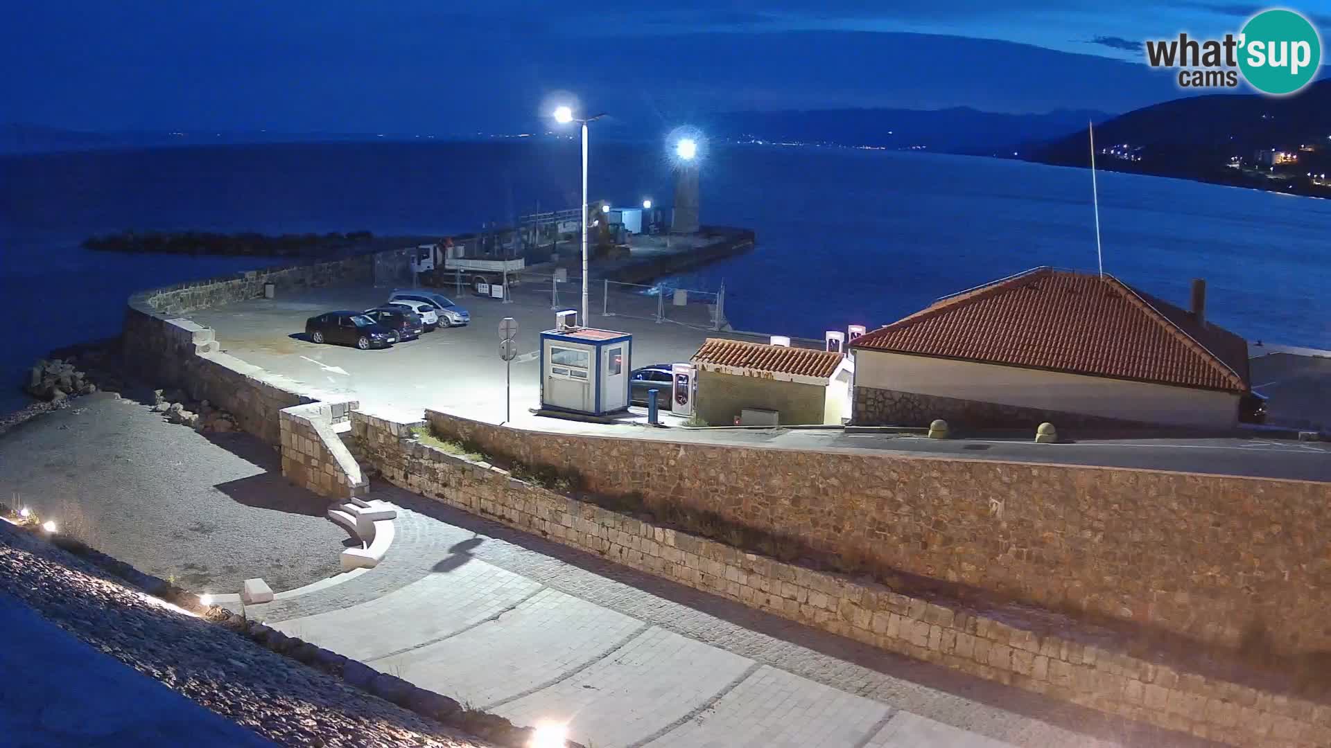 Senj Harbour Webcam – Breakwater & Lighthouse Live View