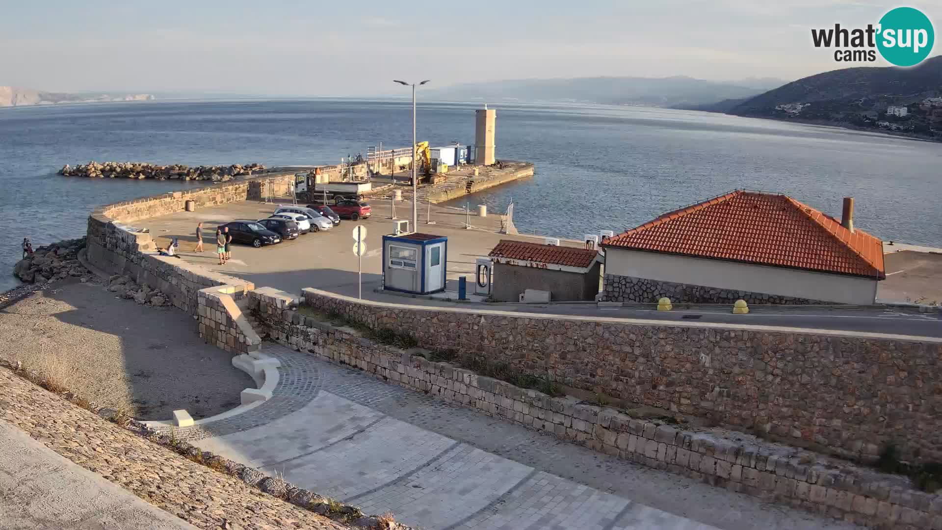 Senj Harbour Webcam – Breakwater & Lighthouse Live View