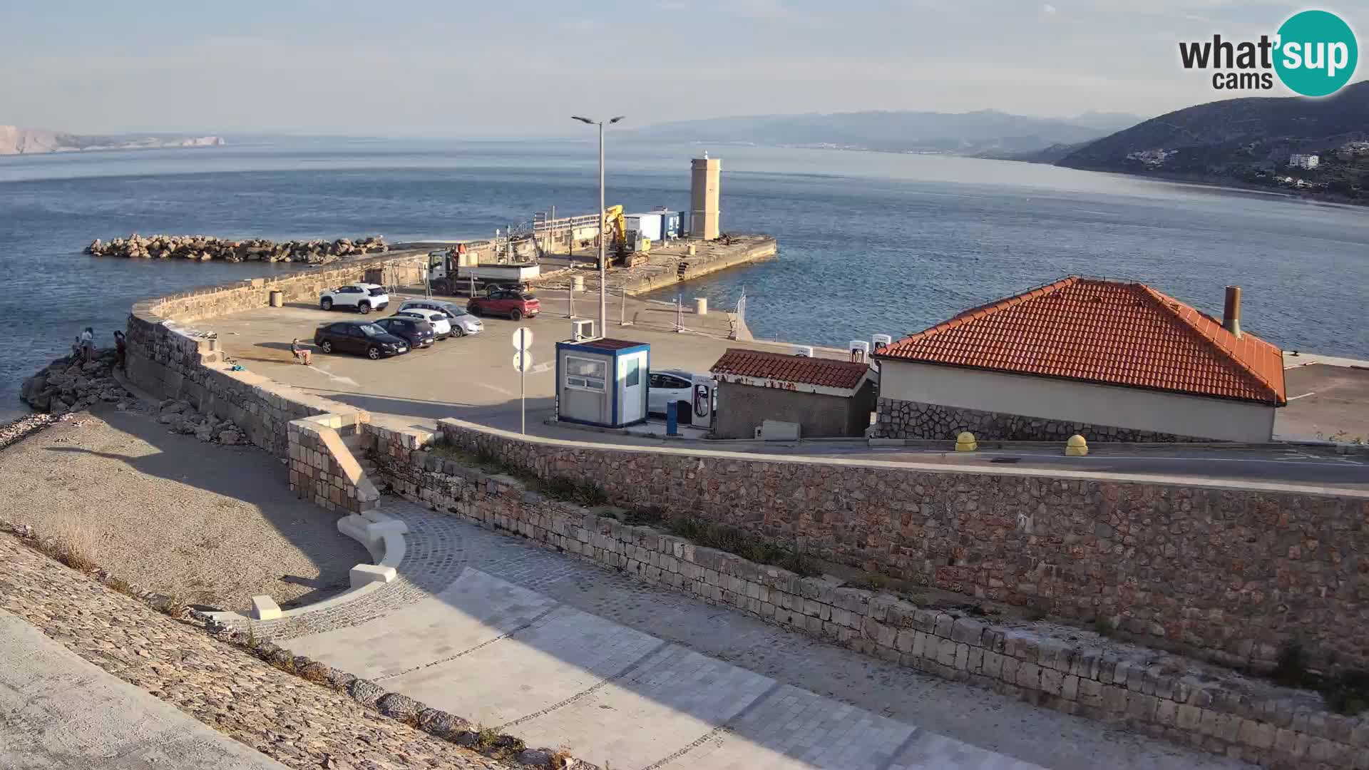 Senj Harbour Webcam – Breakwater & Lighthouse Live View