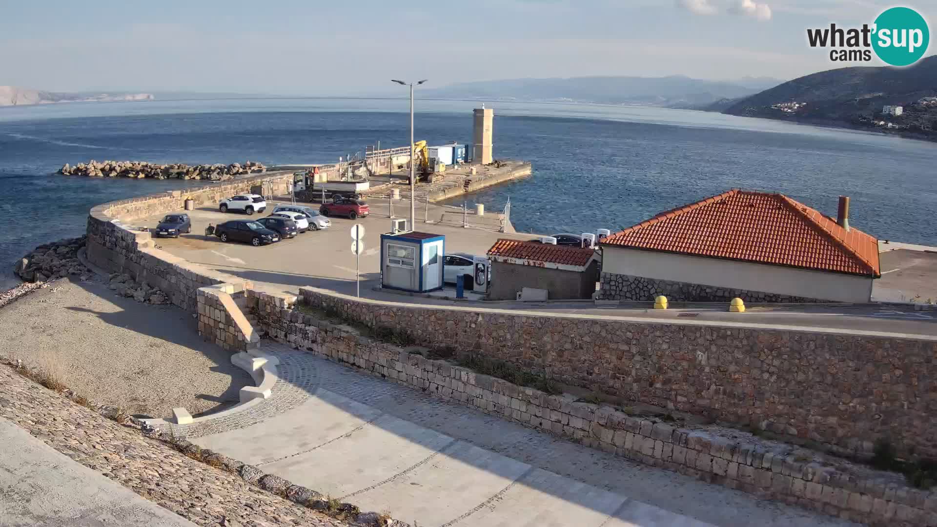 Senj Harbour Webcam – Breakwater & Lighthouse Live View