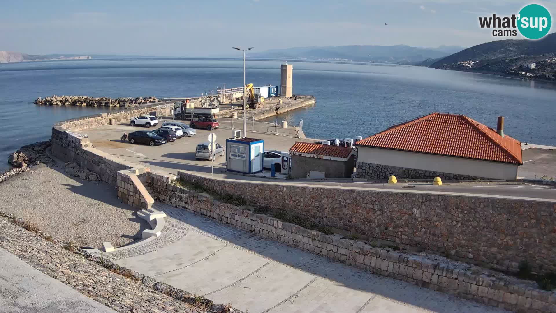 Senj Harbour Webcam – Breakwater & Lighthouse Live View