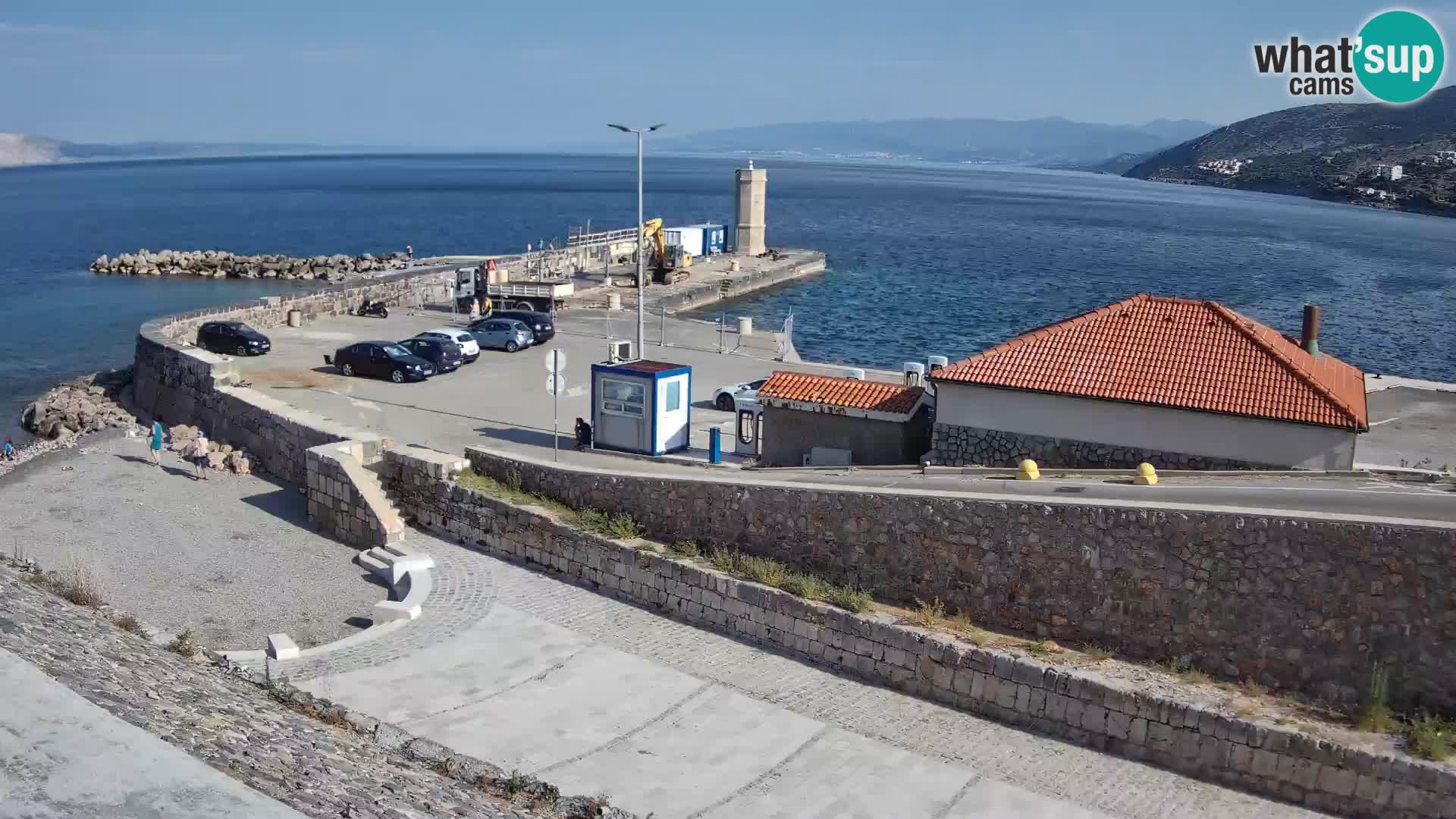 Senj Harbour Webcam – Breakwater & Lighthouse Live View