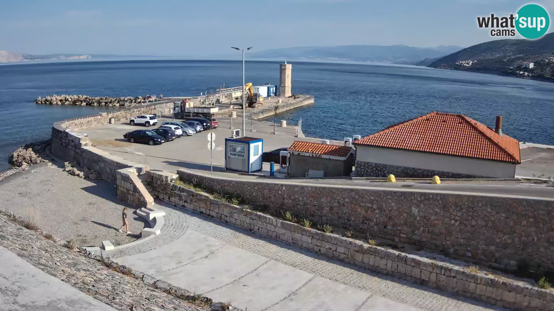Senj Harbour Webcam – Breakwater & Lighthouse Live View