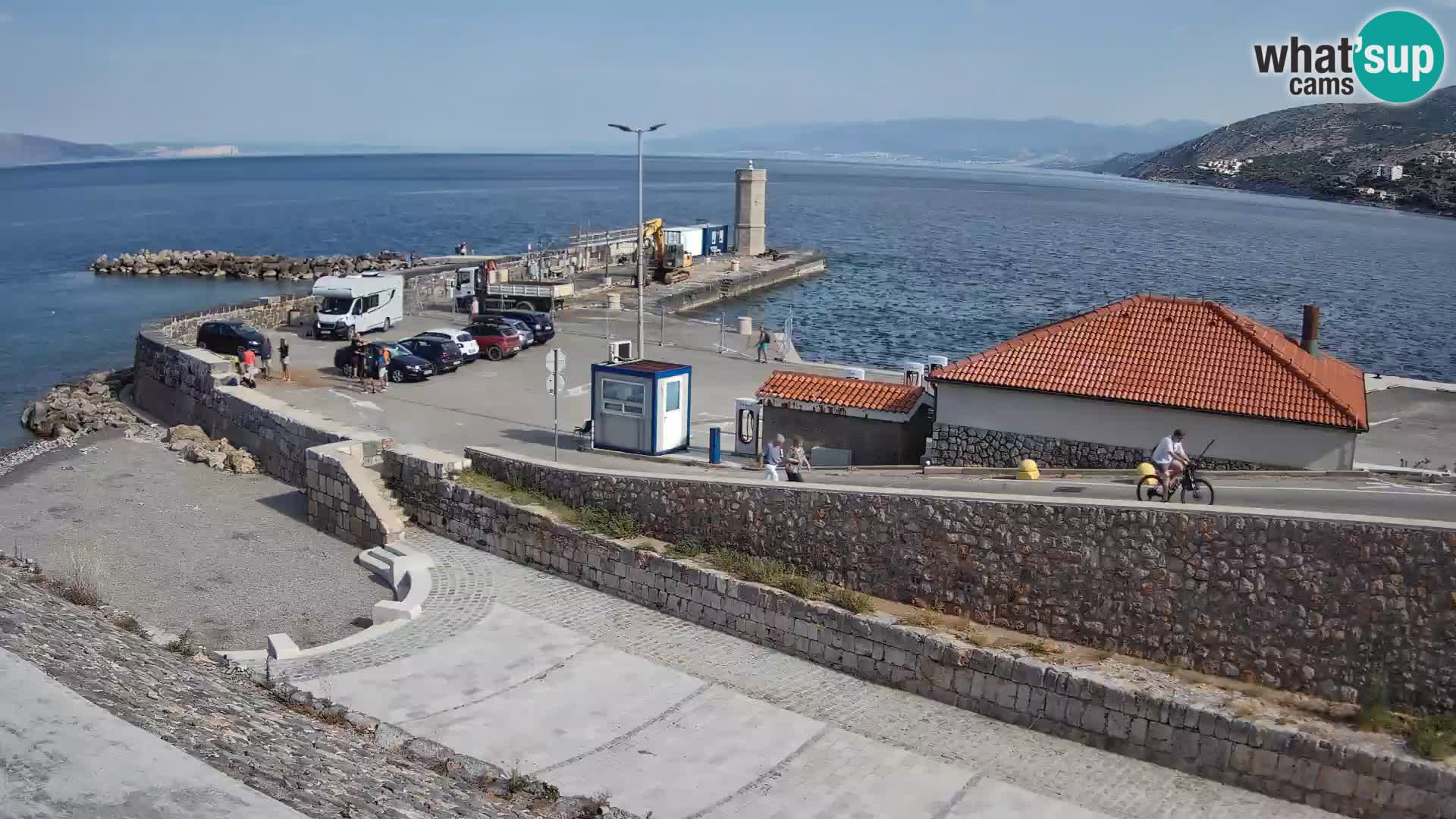 Senj Harbour Webcam – Breakwater & Lighthouse Live View