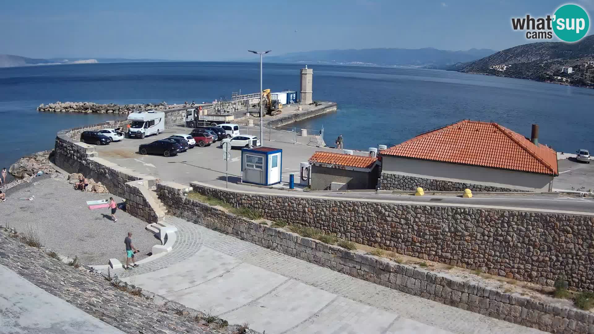 Senj Harbour Webcam – Breakwater & Lighthouse Live View