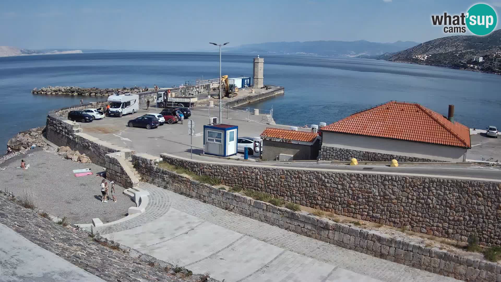 Senj Harbour Webcam – Breakwater & Lighthouse Live View