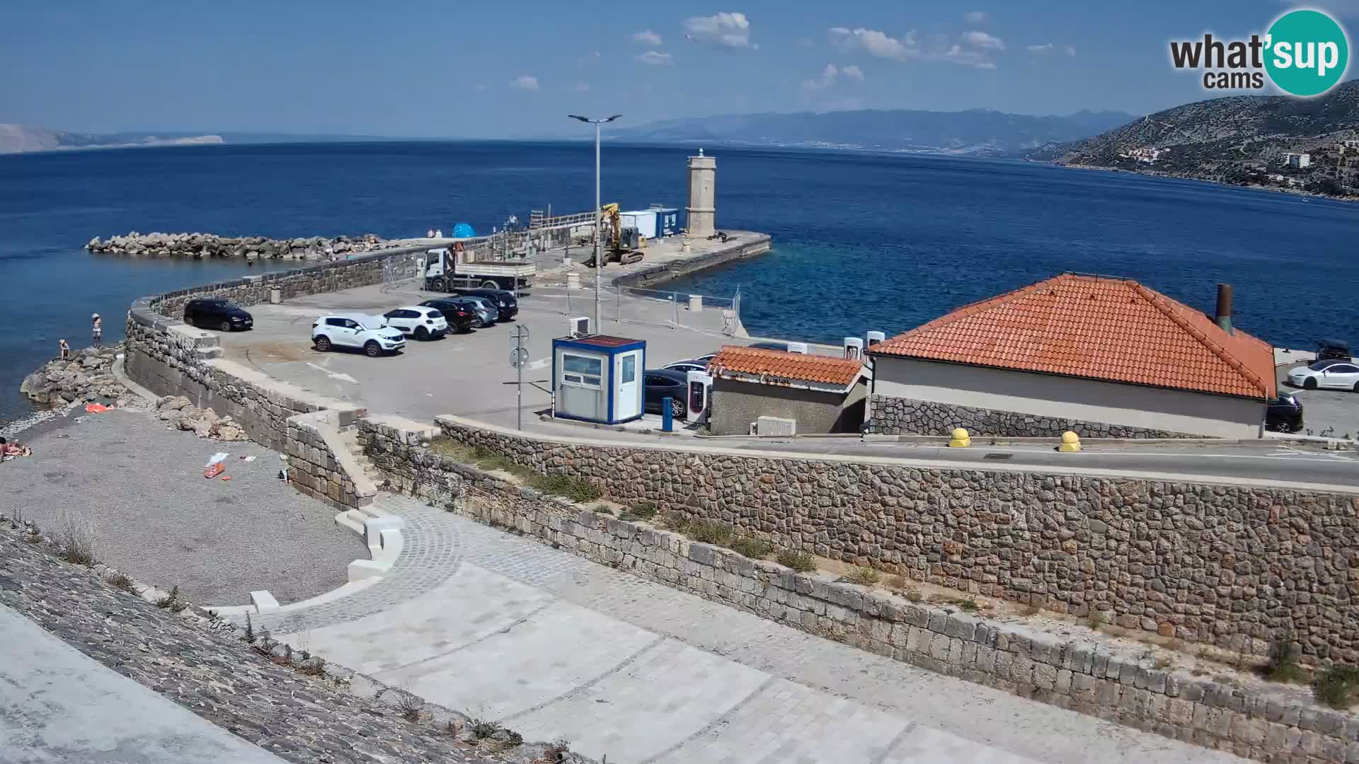Senj Harbour Webcam – Breakwater & Lighthouse Live View