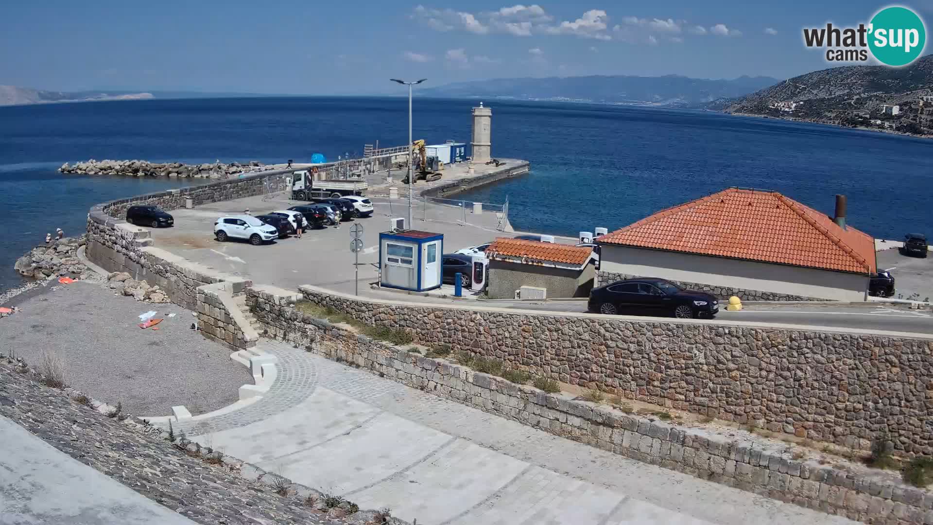 Web kamera Senj luka – Lukobran i svjetionik uživo