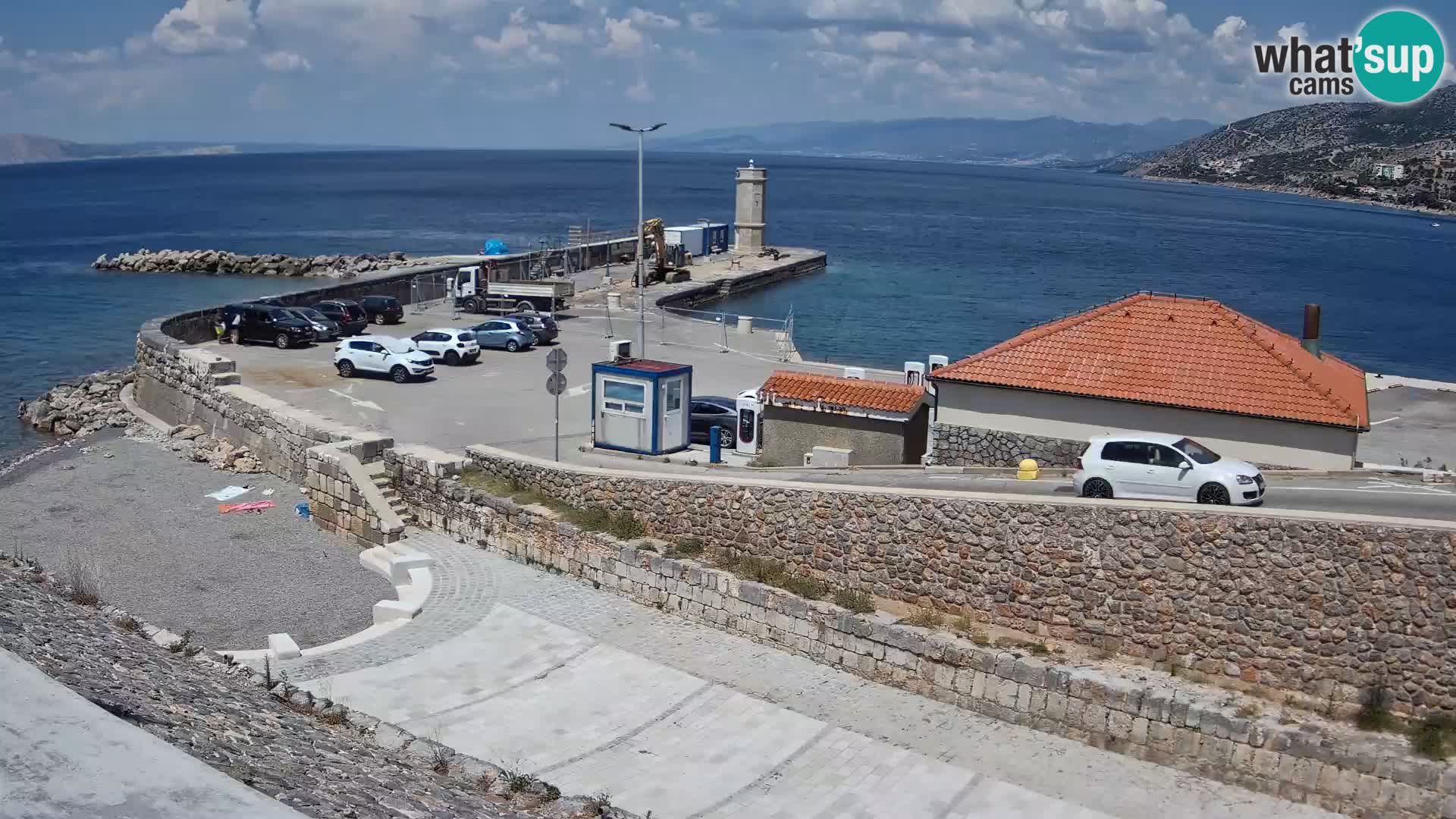 Webcam Porto di Segna – Frangiflutti e Faro in diretta
