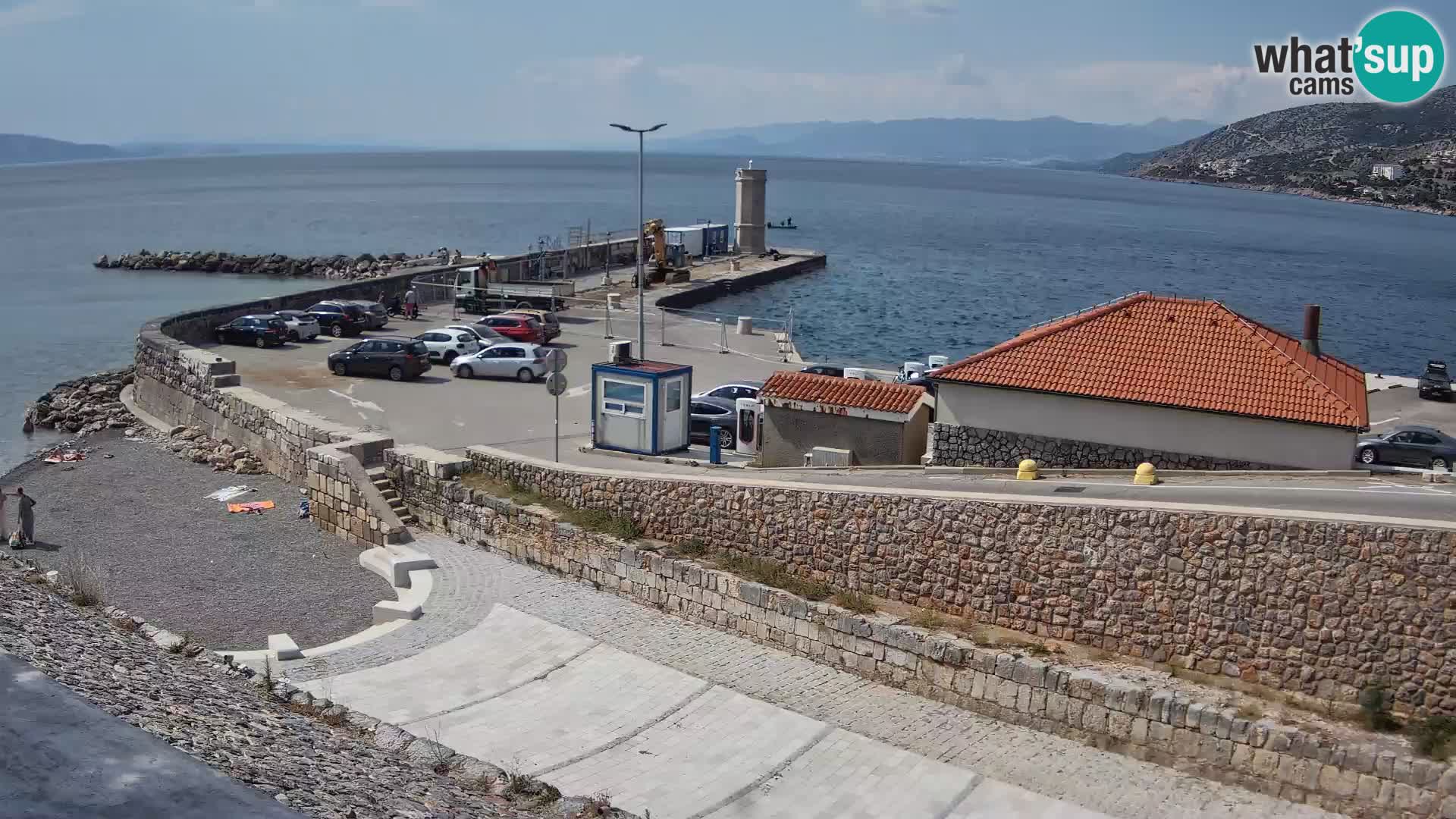 Web kamera Senj luka – Lukobran i svjetionik uživo