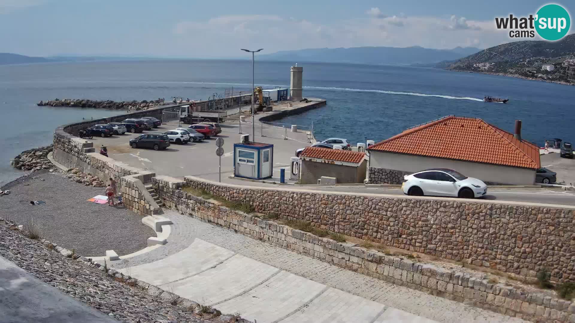 Senj Harbour Webcam – Breakwater & Lighthouse Live View