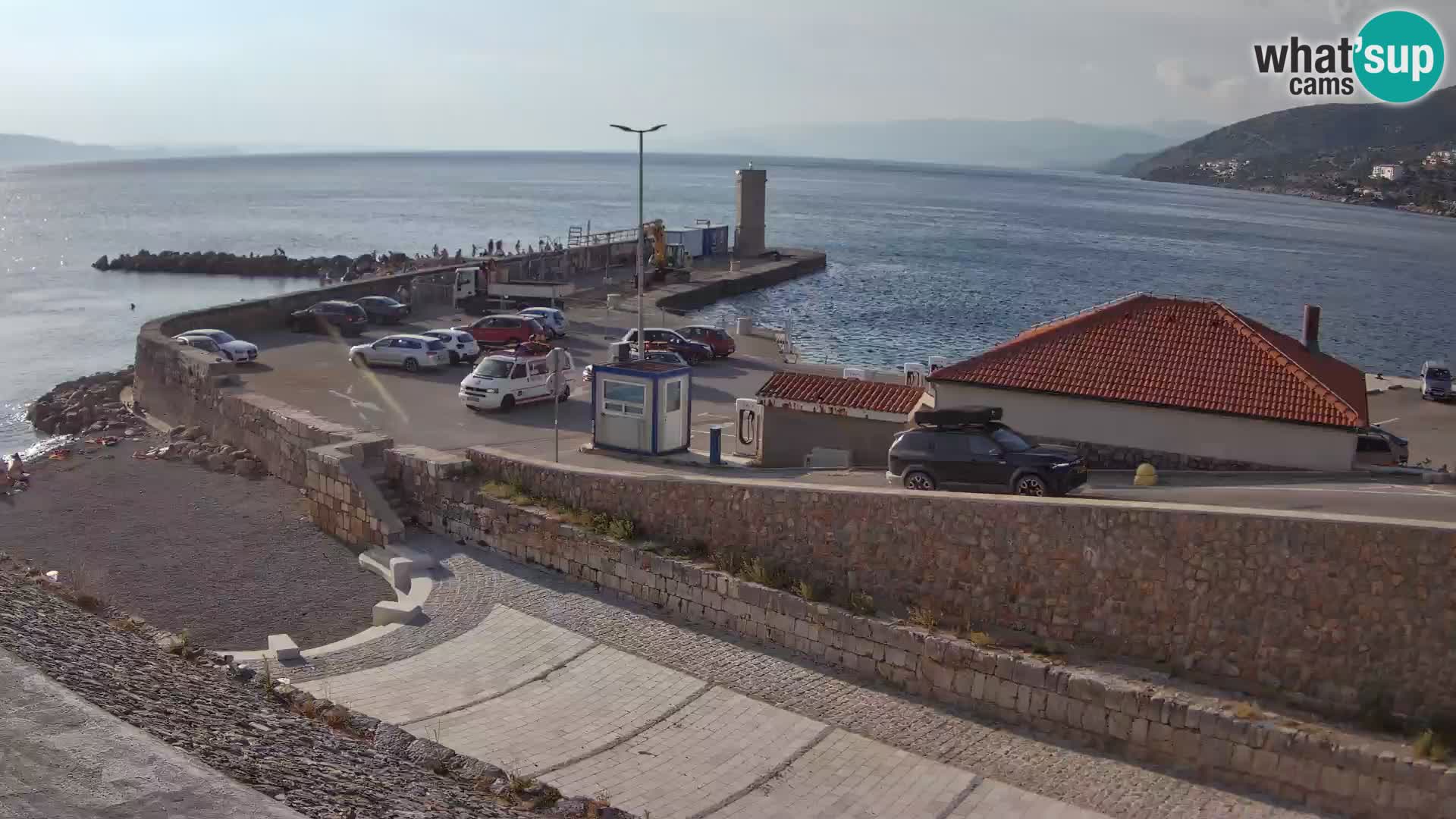 Senj Harbour Webcam – Breakwater & Lighthouse Live View