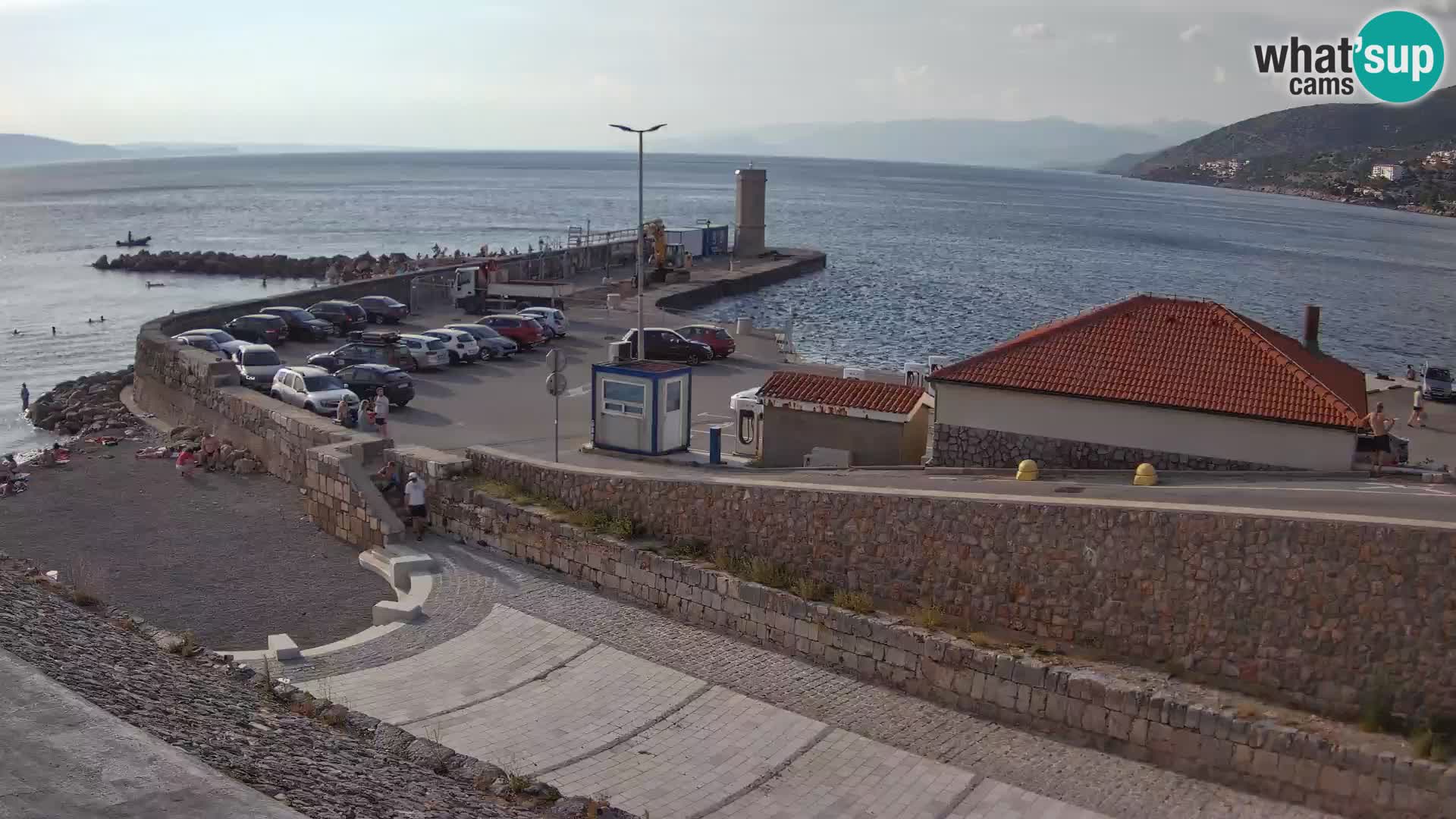 Senj Harbour Webcam – Breakwater & Lighthouse Live View