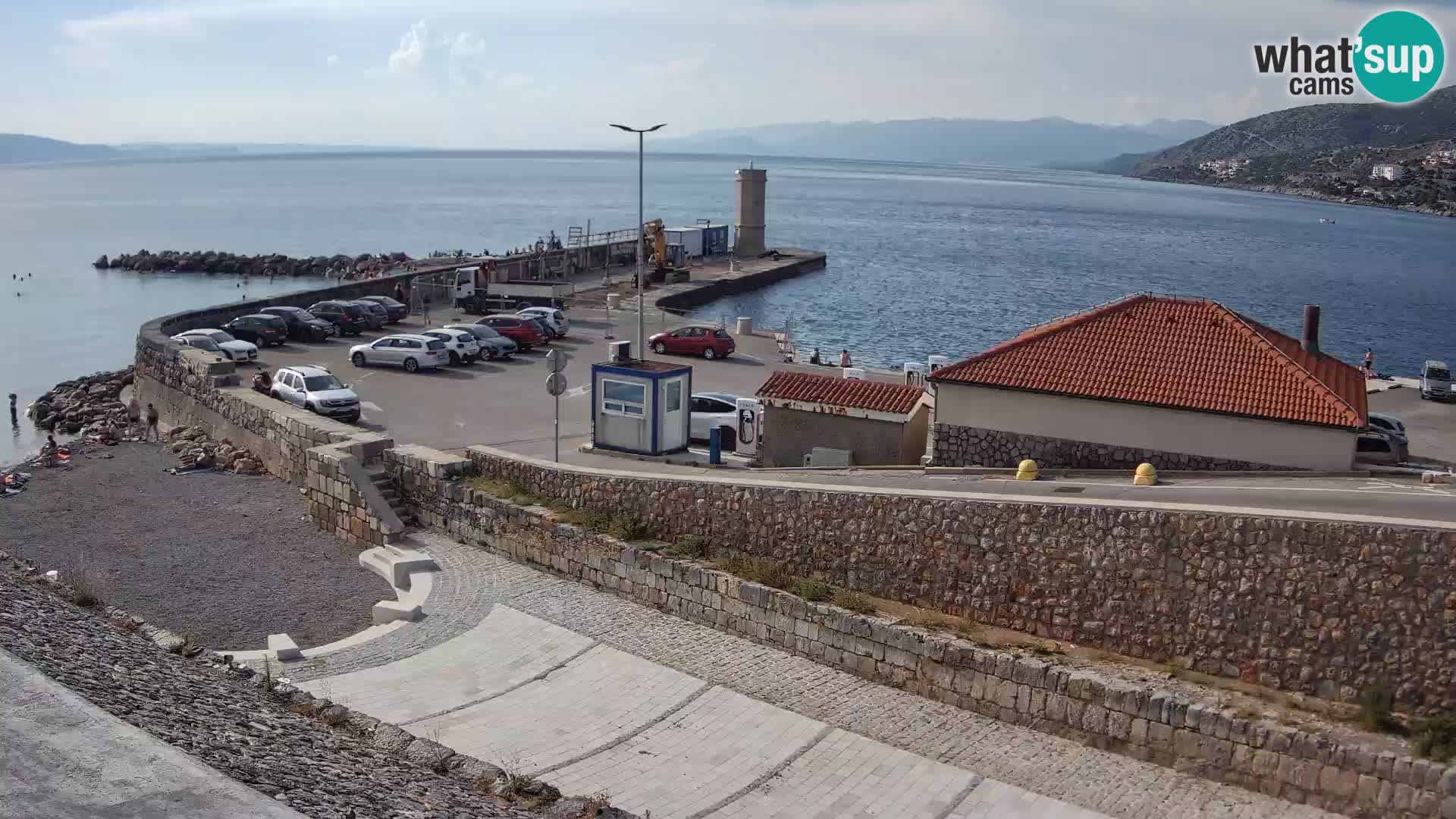 Senj Harbour Webcam – Breakwater & Lighthouse Live View