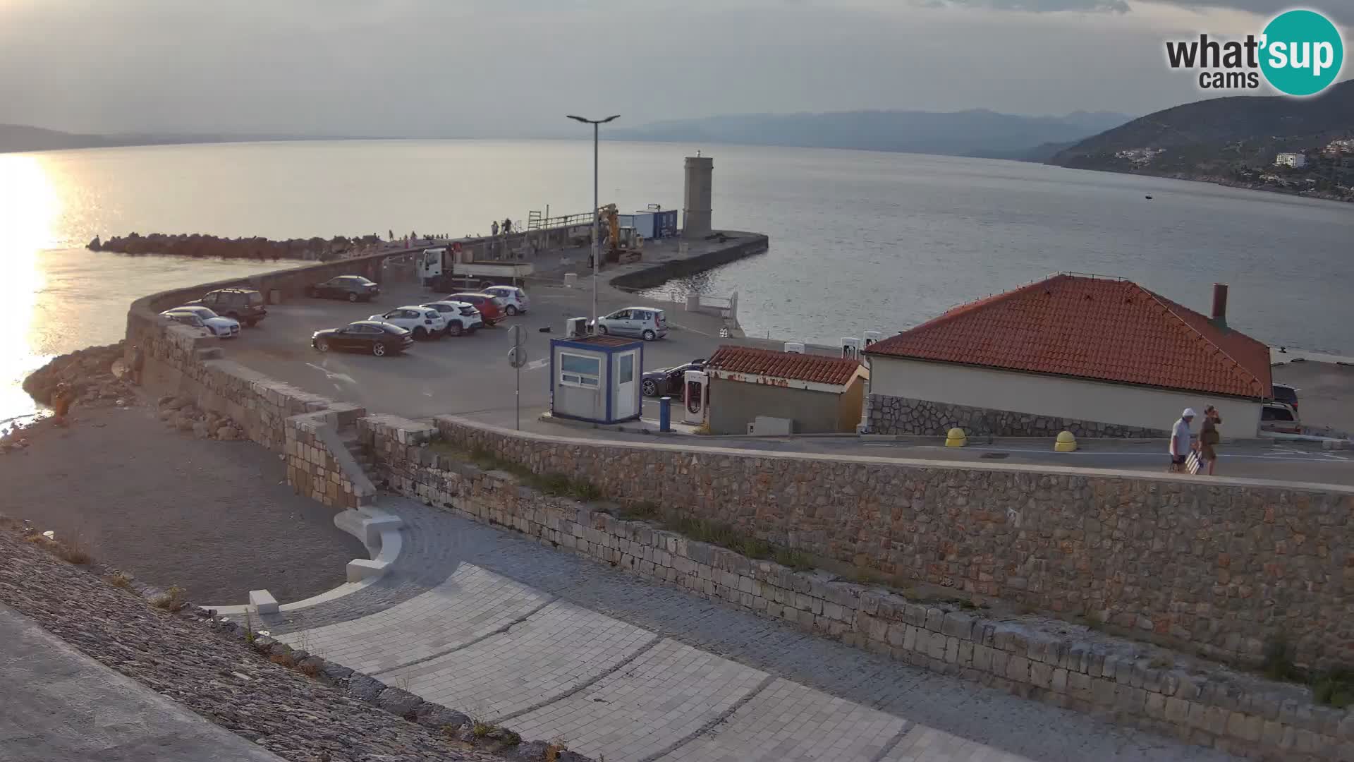 Senj Harbour Webcam – Breakwater & Lighthouse Live View