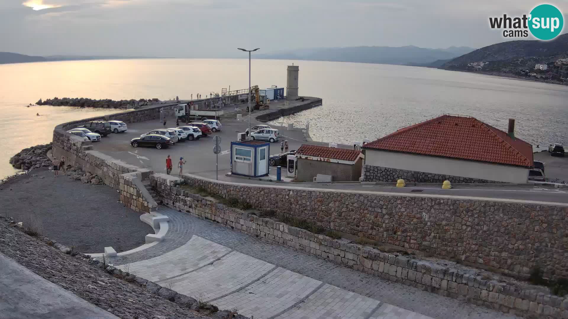 Senj Harbour Webcam – Breakwater & Lighthouse Live View