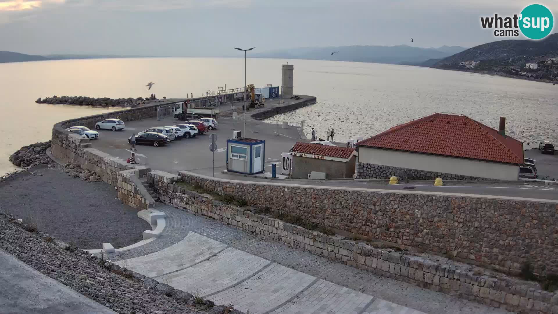 Senj Harbour Webcam – Breakwater & Lighthouse Live View