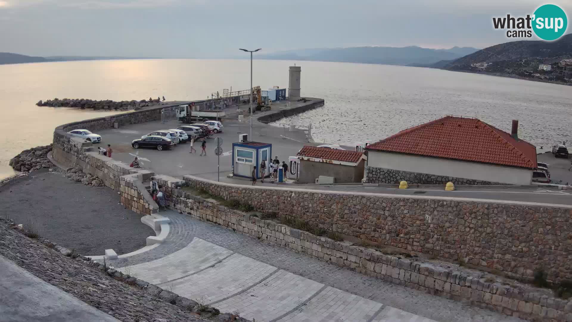 Senj Harbour Webcam – Breakwater & Lighthouse Live View