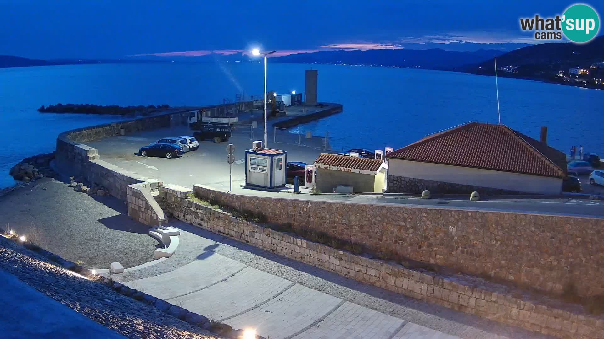 Senj Harbour Webcam – Breakwater & Lighthouse Live View