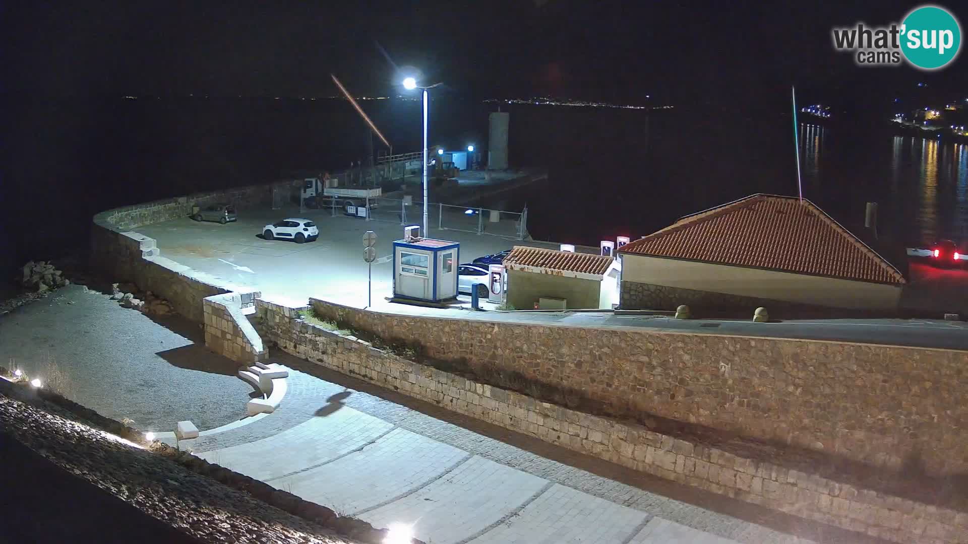 Senj Harbour Webcam – Breakwater & Lighthouse Live View