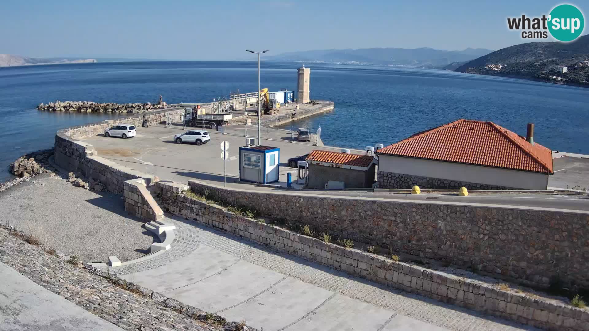 Senj Harbour Webcam – Breakwater & Lighthouse Live View