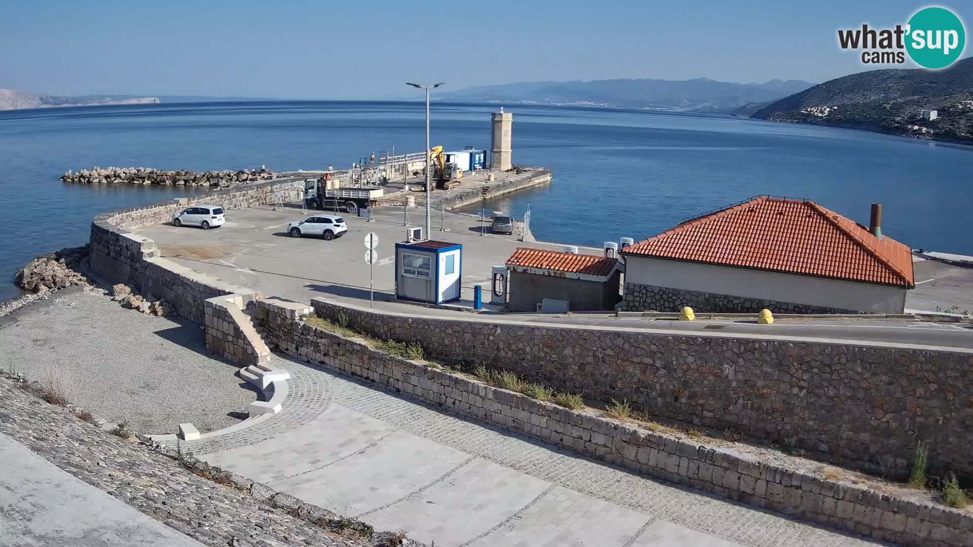 Senj Harbour Webcam – Breakwater & Lighthouse Live View