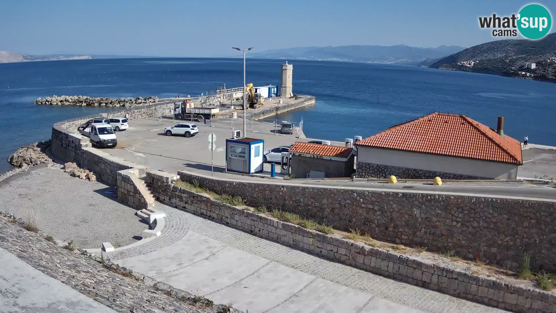 Senj Harbour Webcam – Breakwater & Lighthouse Live View