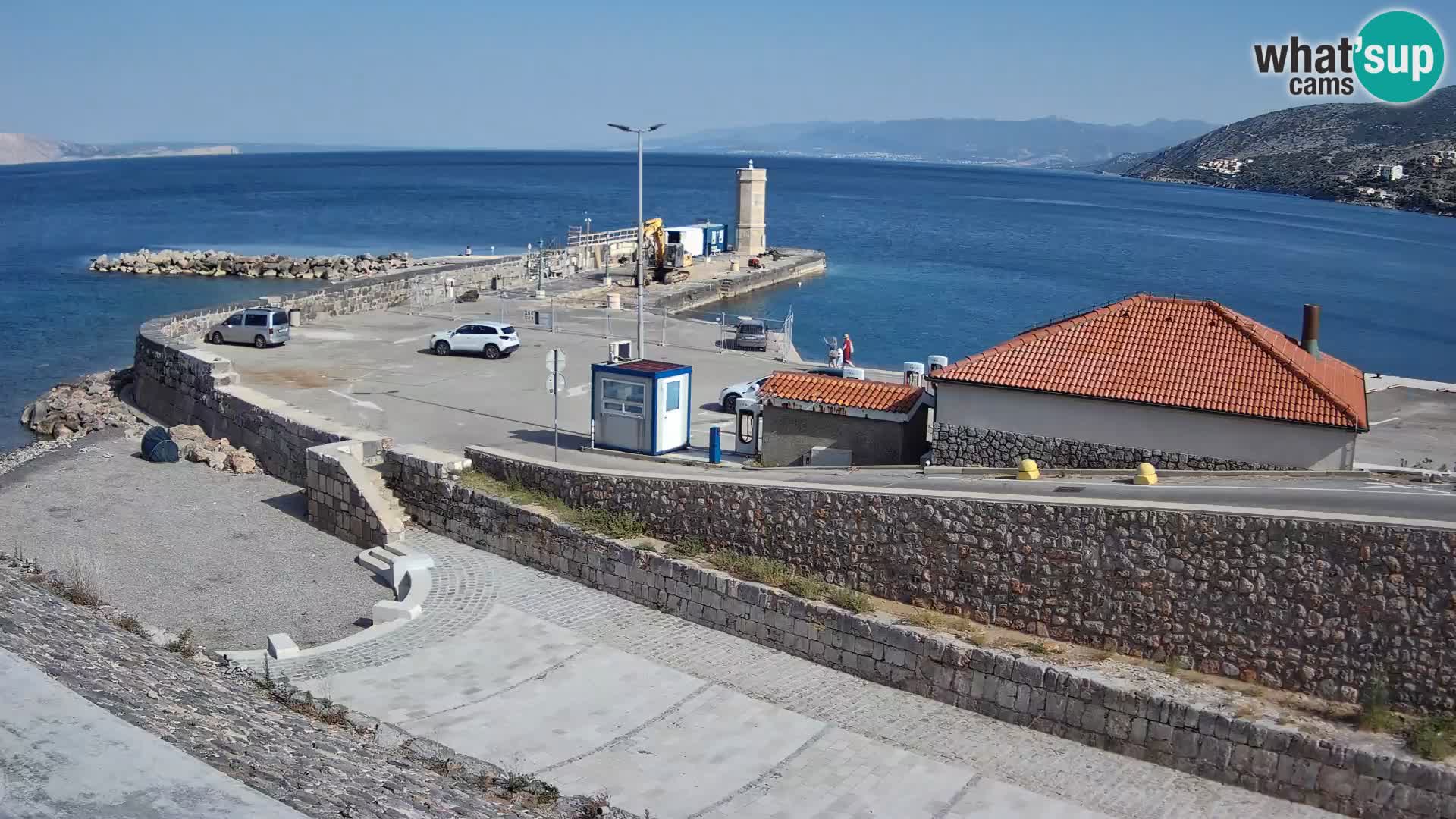 Senj Harbour Webcam – Breakwater & Lighthouse Live View