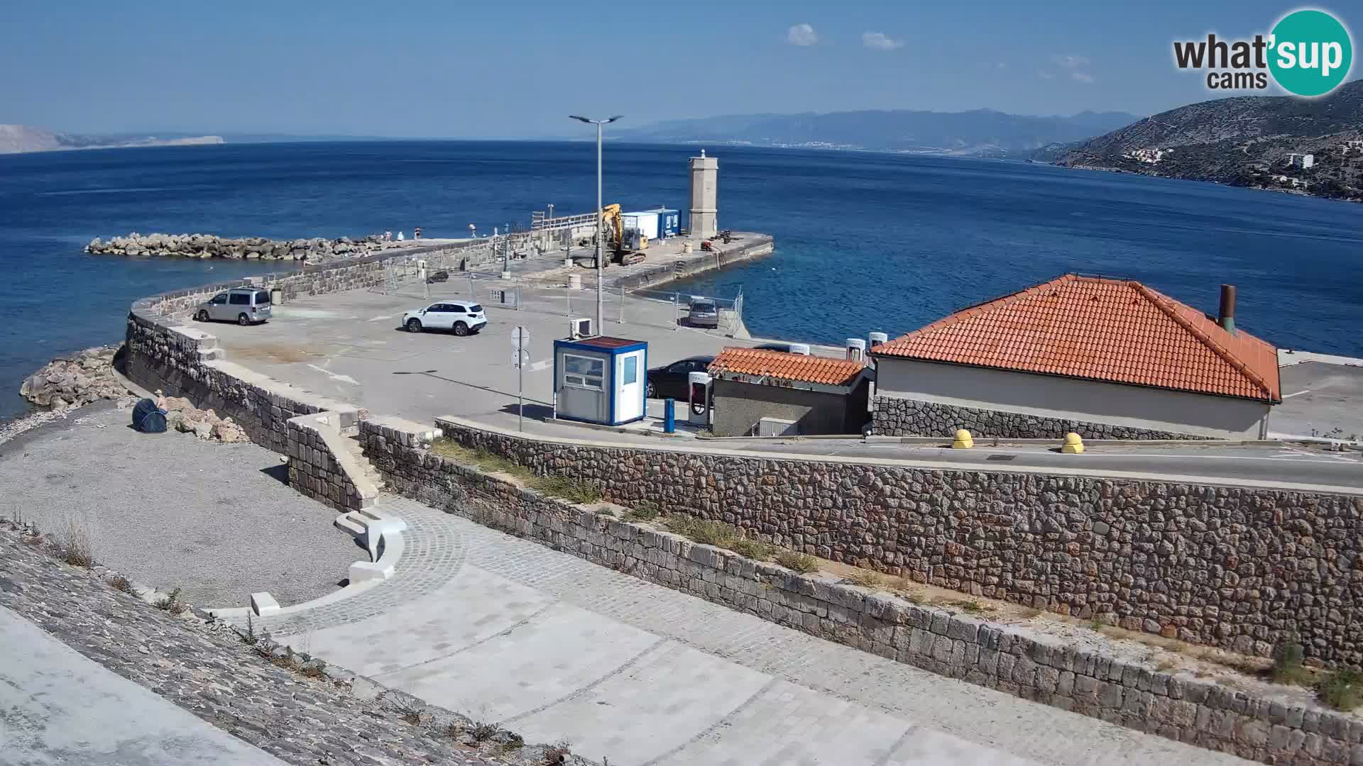 Senj Harbour Webcam – Breakwater & Lighthouse Live View