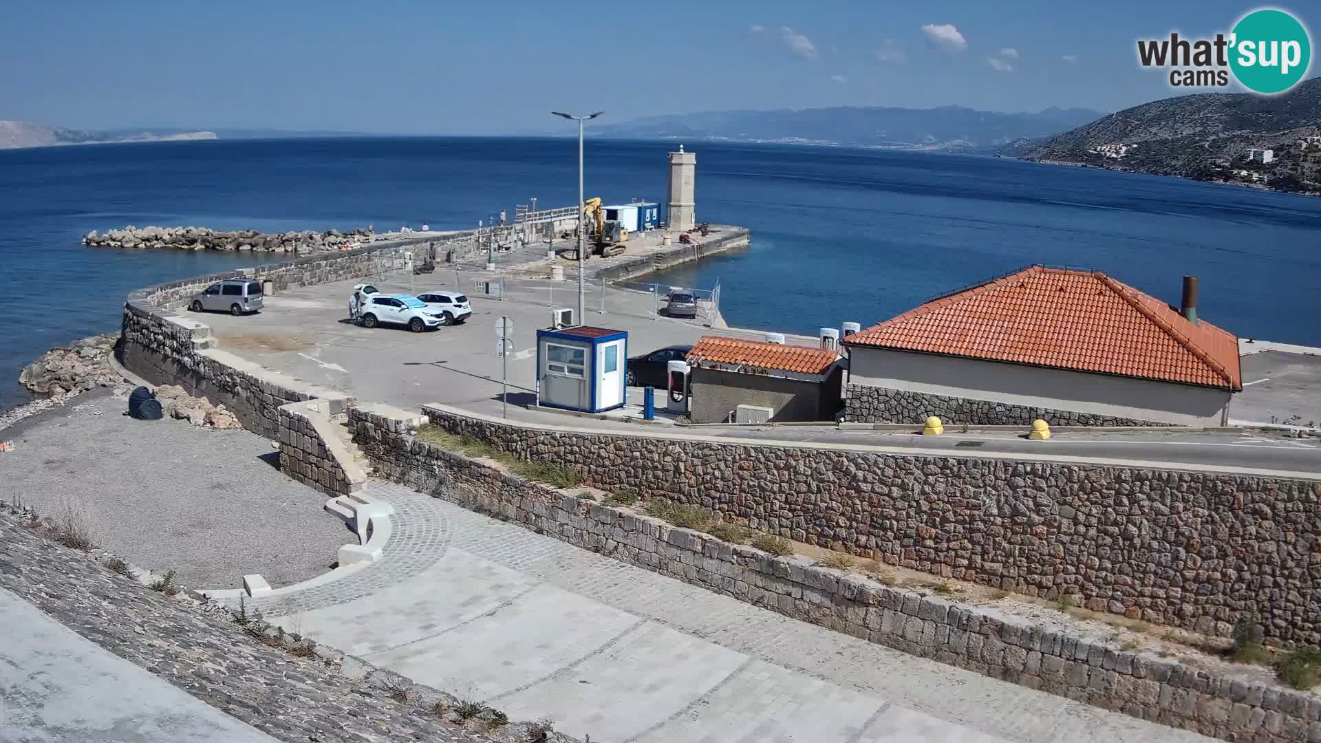 Webcam Porto di Segna – Frangiflutti e Faro in diretta