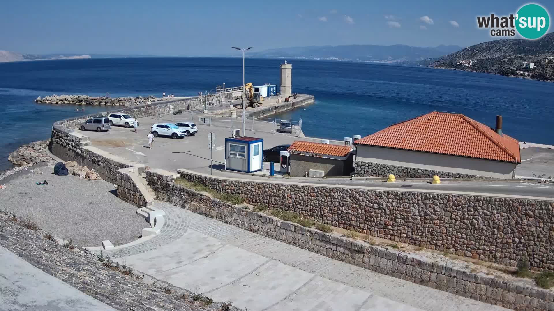 Senj Harbour Webcam – Breakwater & Lighthouse Live View