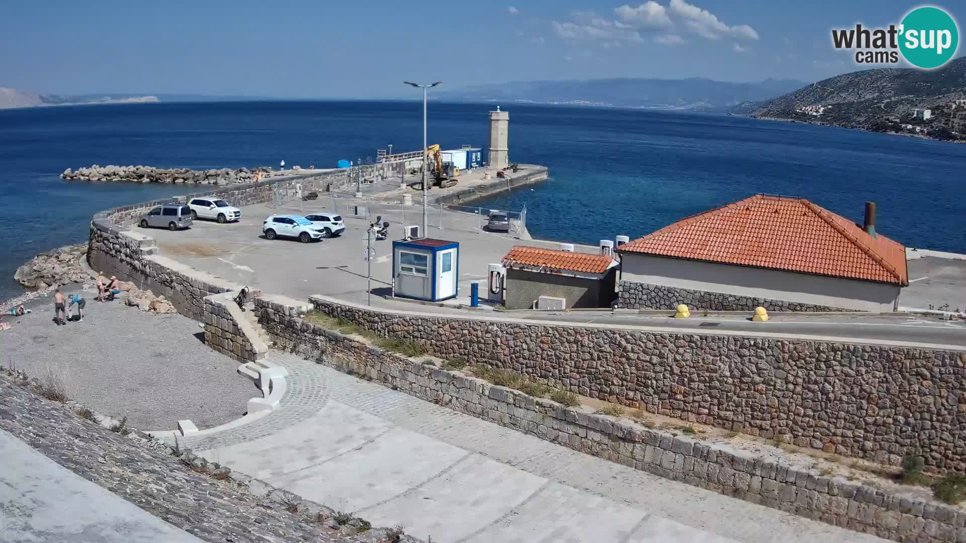 Senj Harbour Webcam – Breakwater & Lighthouse Live View