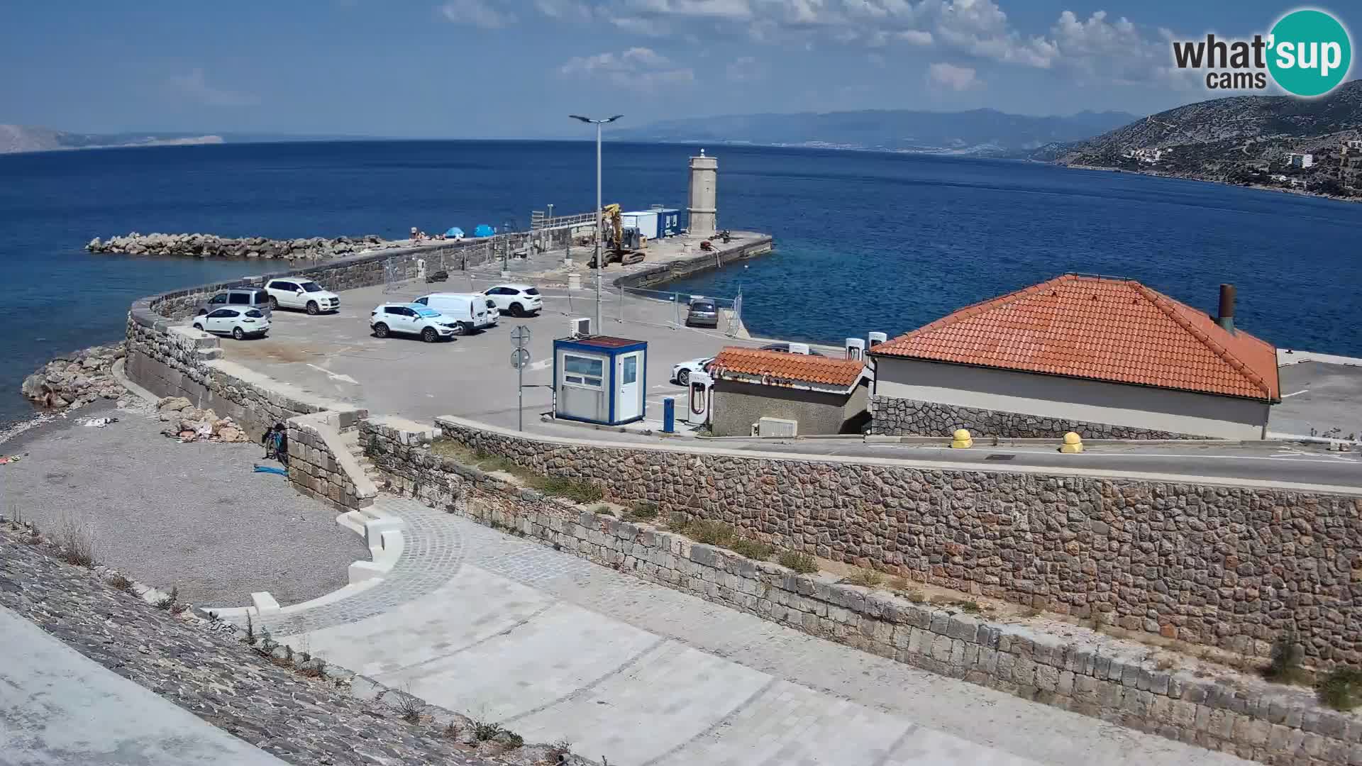 Senj Harbour Webcam – Breakwater & Lighthouse Live View