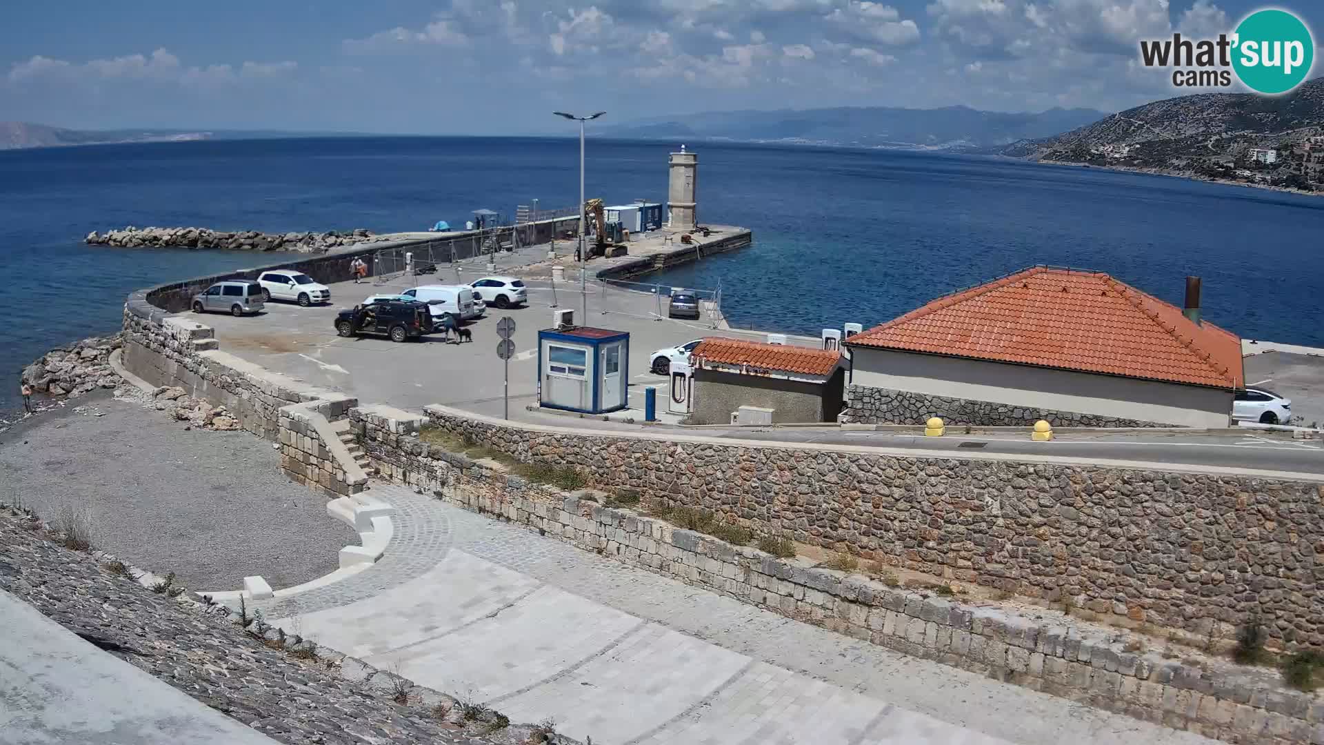 Senj Harbour Webcam – Breakwater & Lighthouse Live View