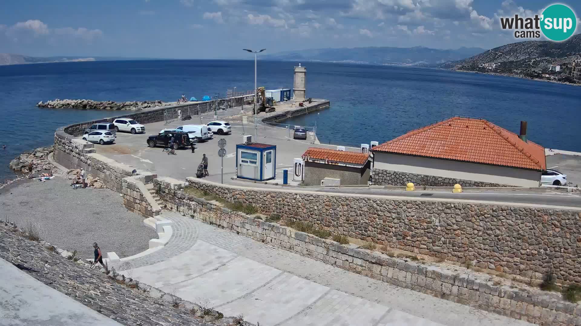 Webcam Porto di Segna – Frangiflutti e Faro in diretta
