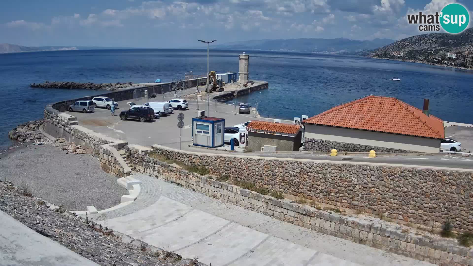 Senj Harbour Webcam – Breakwater & Lighthouse Live View