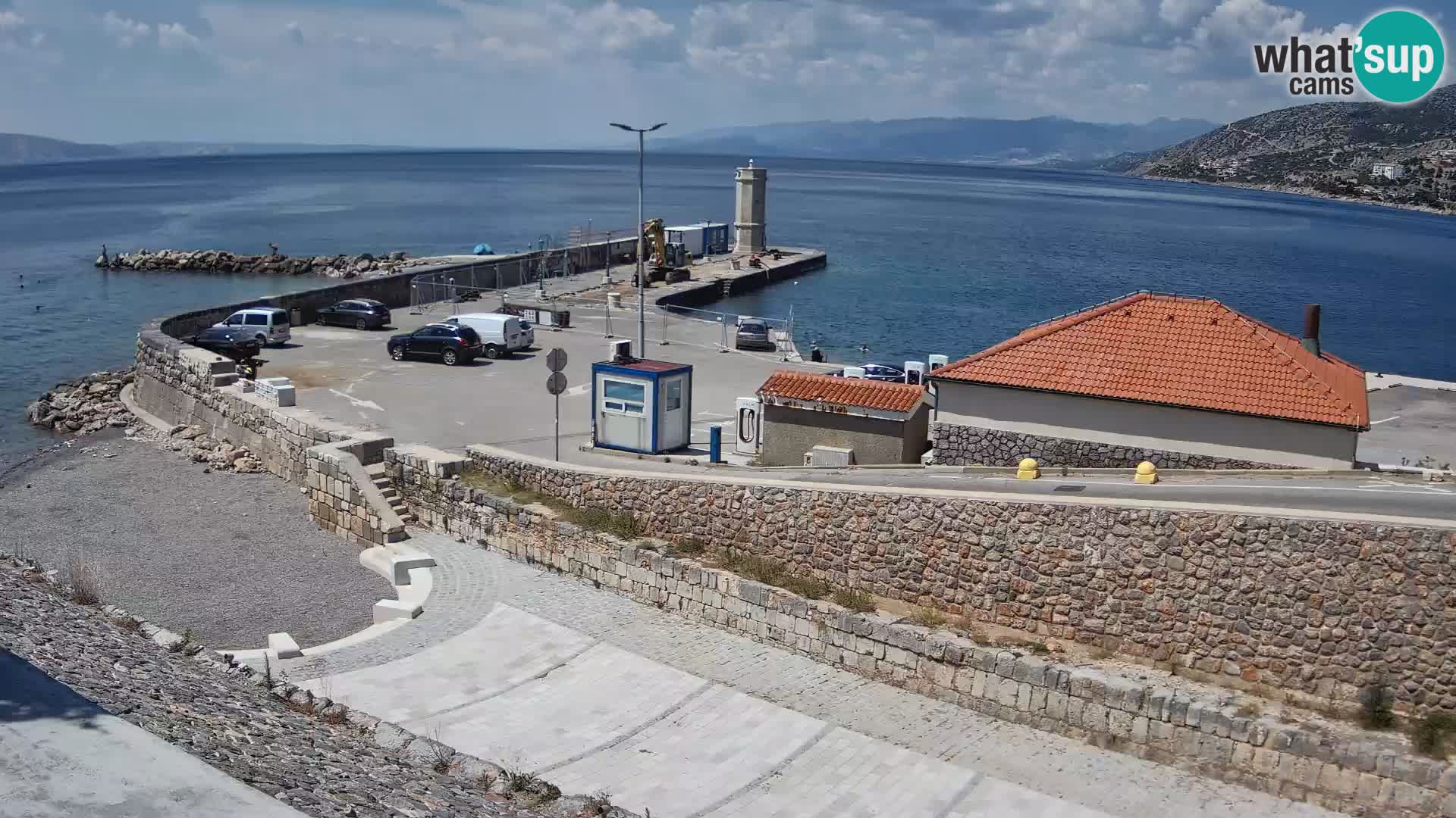 Webcam Porto di Segna – Frangiflutti e Faro in diretta