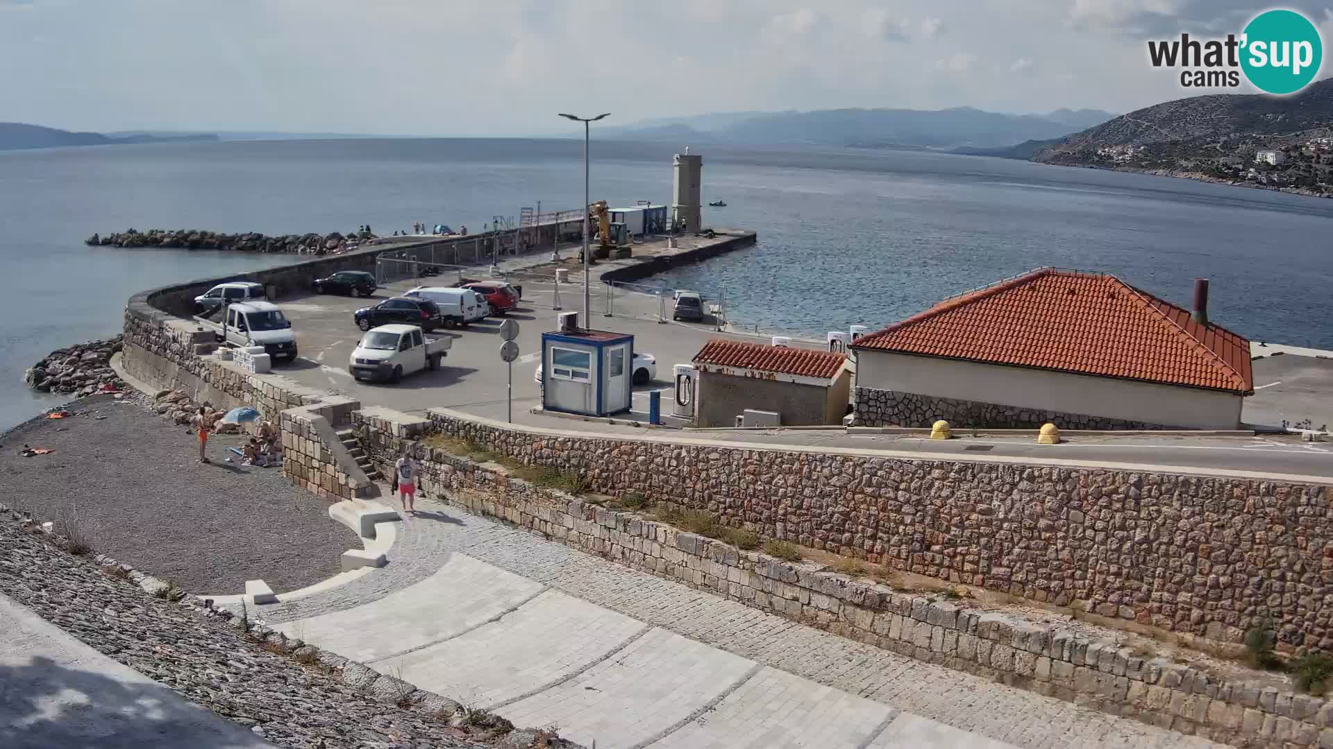 Senj Harbour Webcam – Breakwater & Lighthouse Live View