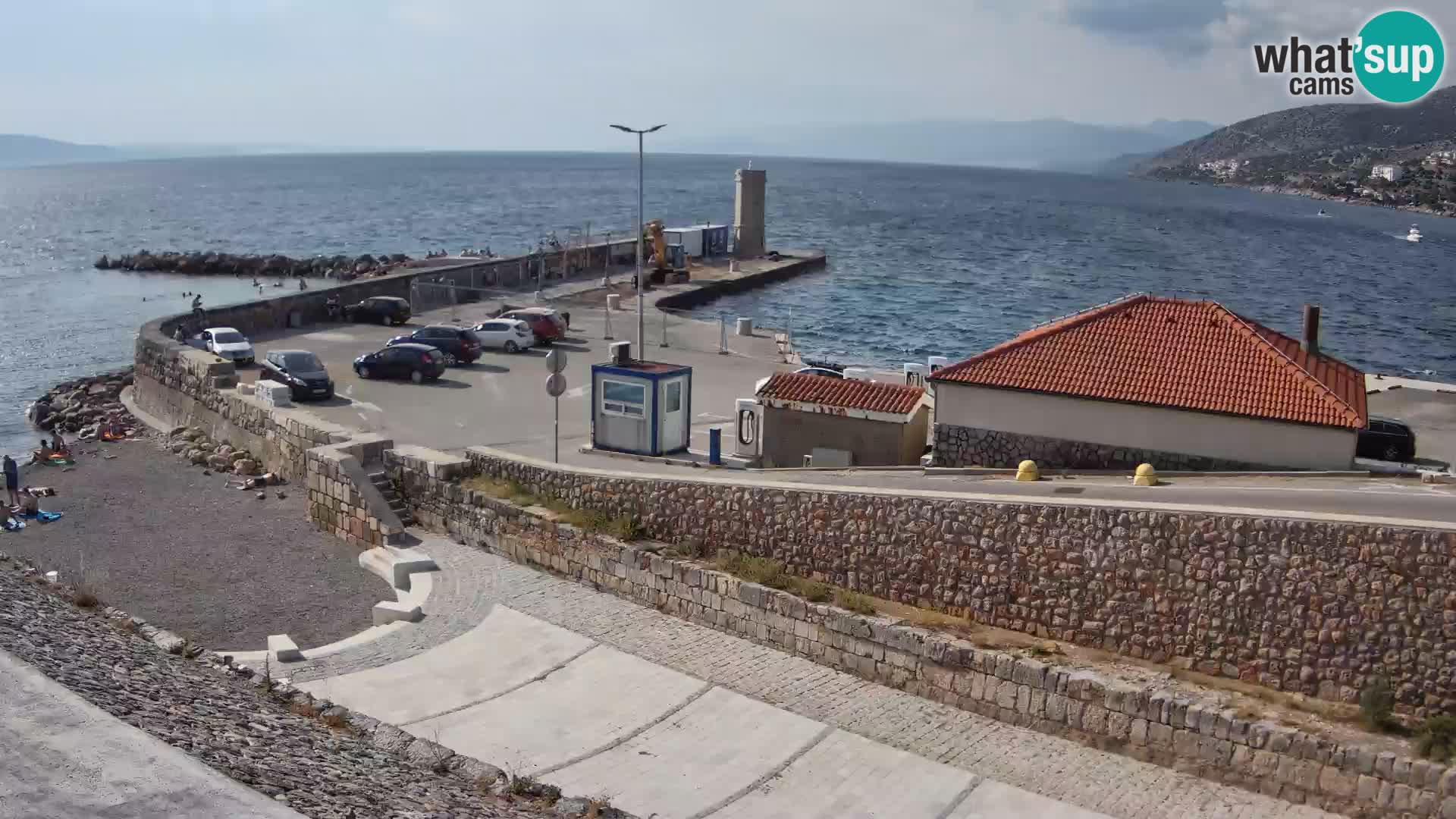 Senj Harbour Webcam – Breakwater & Lighthouse Live View