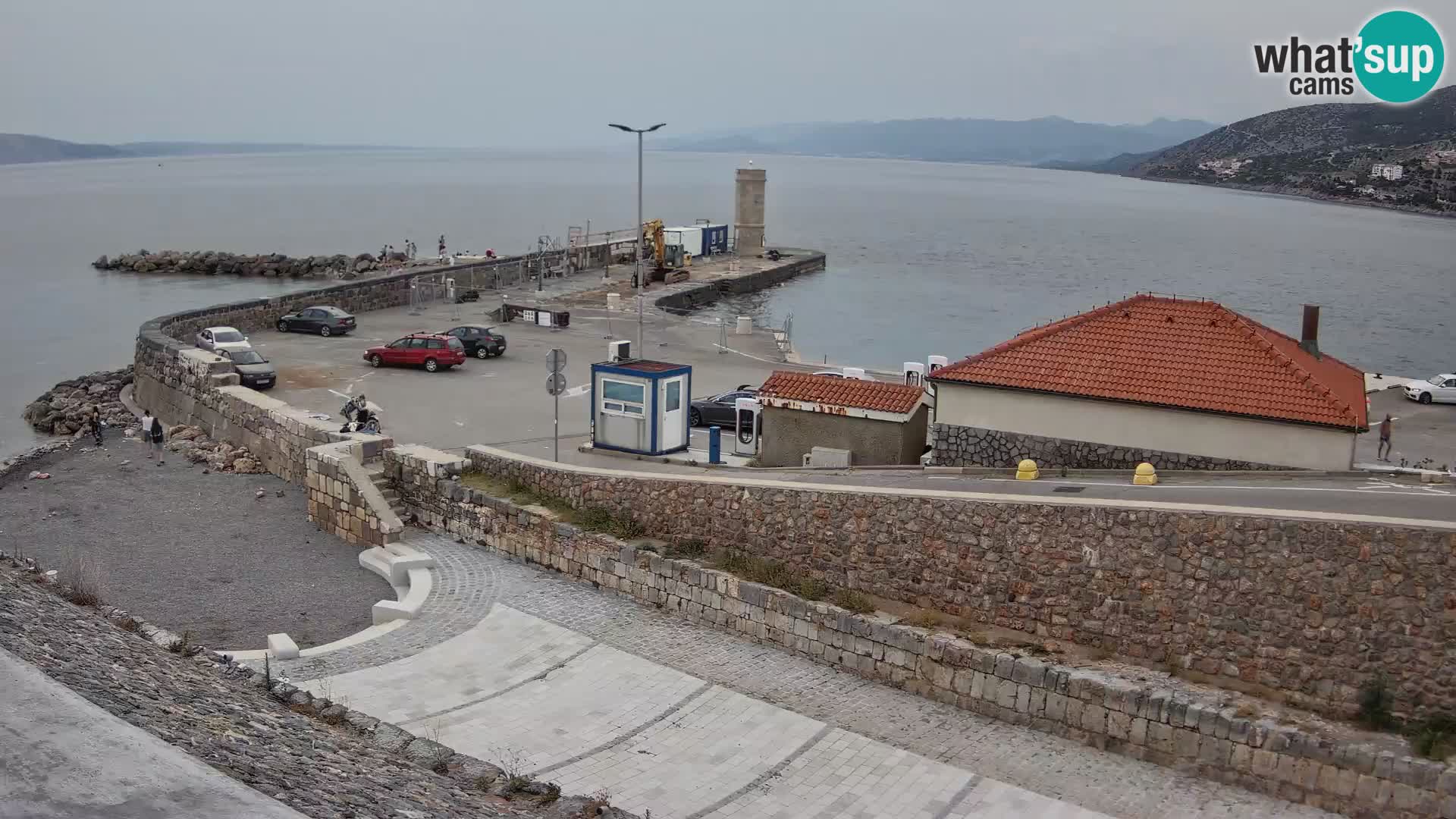 Senj Harbour Webcam – Breakwater & Lighthouse Live View