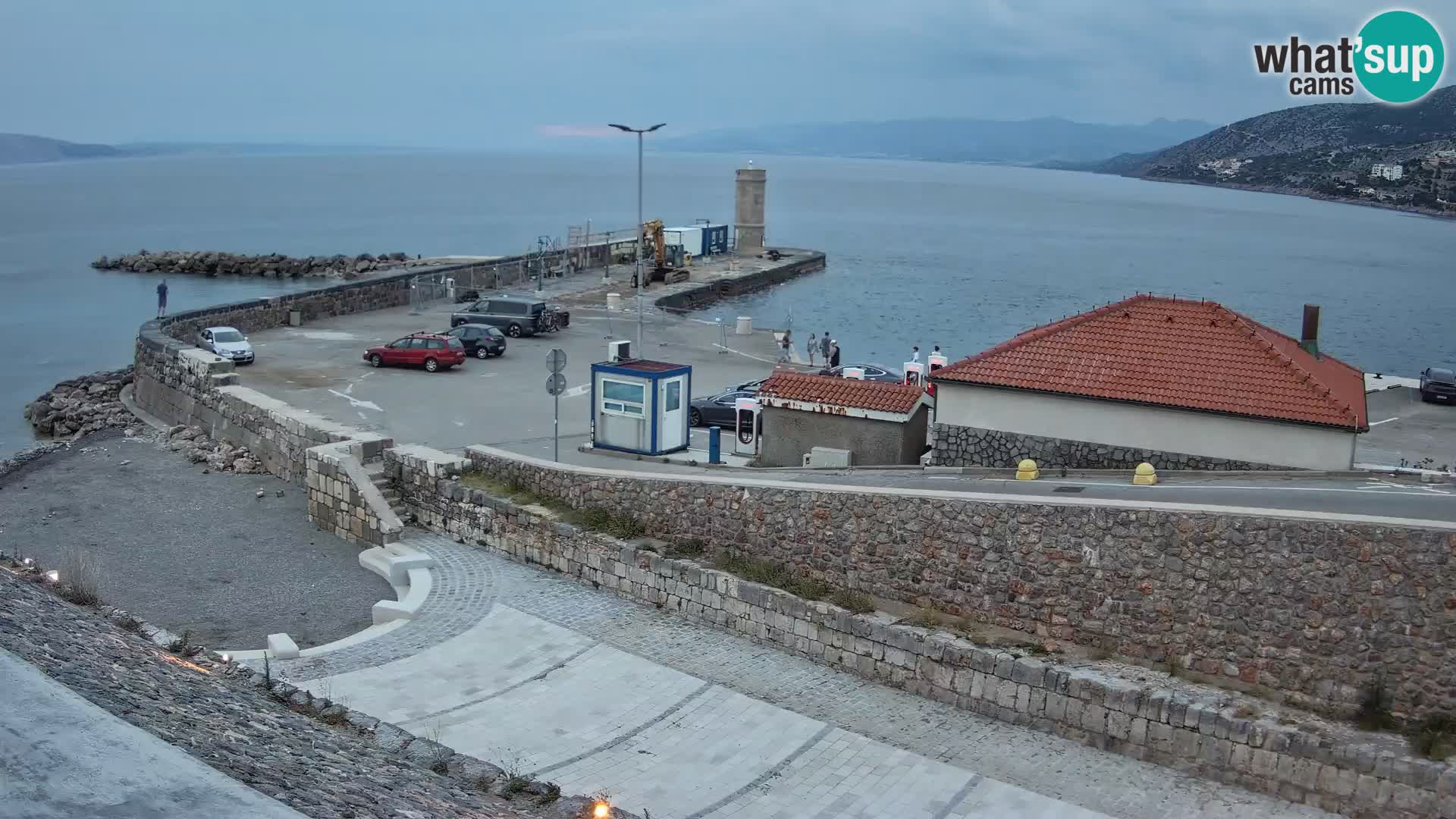 Senj Harbour Webcam – Breakwater & Lighthouse Live View