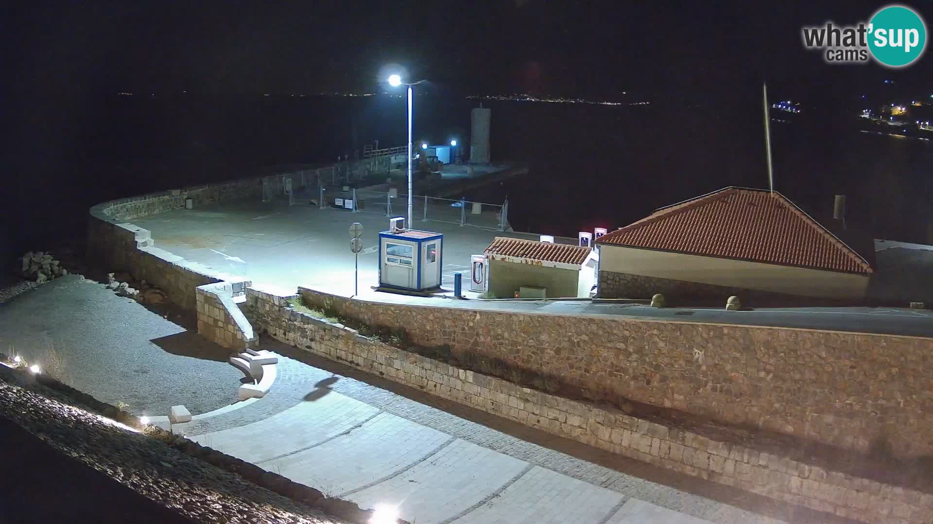 Senj Harbour Webcam – Breakwater & Lighthouse Live View